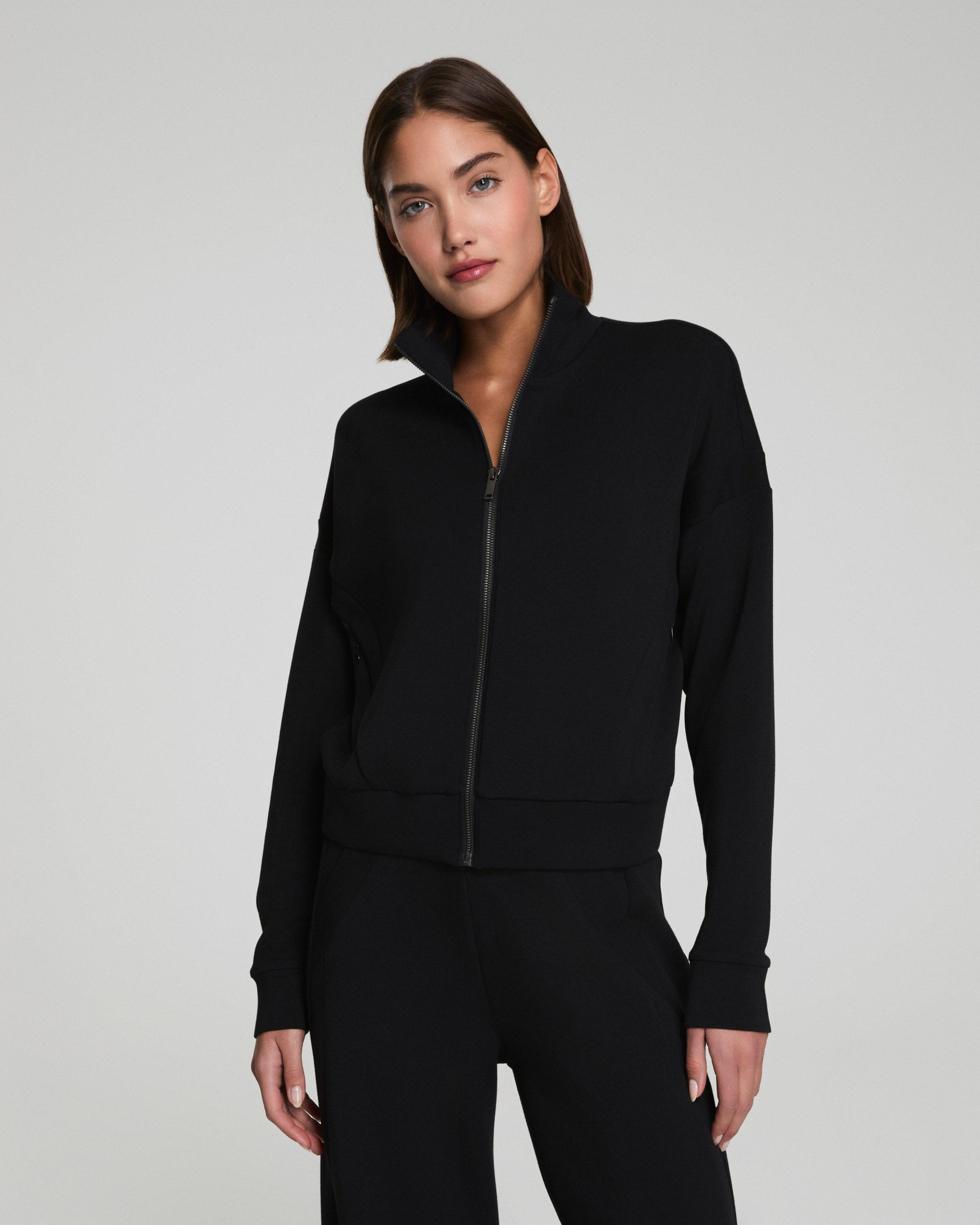 SPANX AirEssentials? Track Jacket | Very Black - Image 3