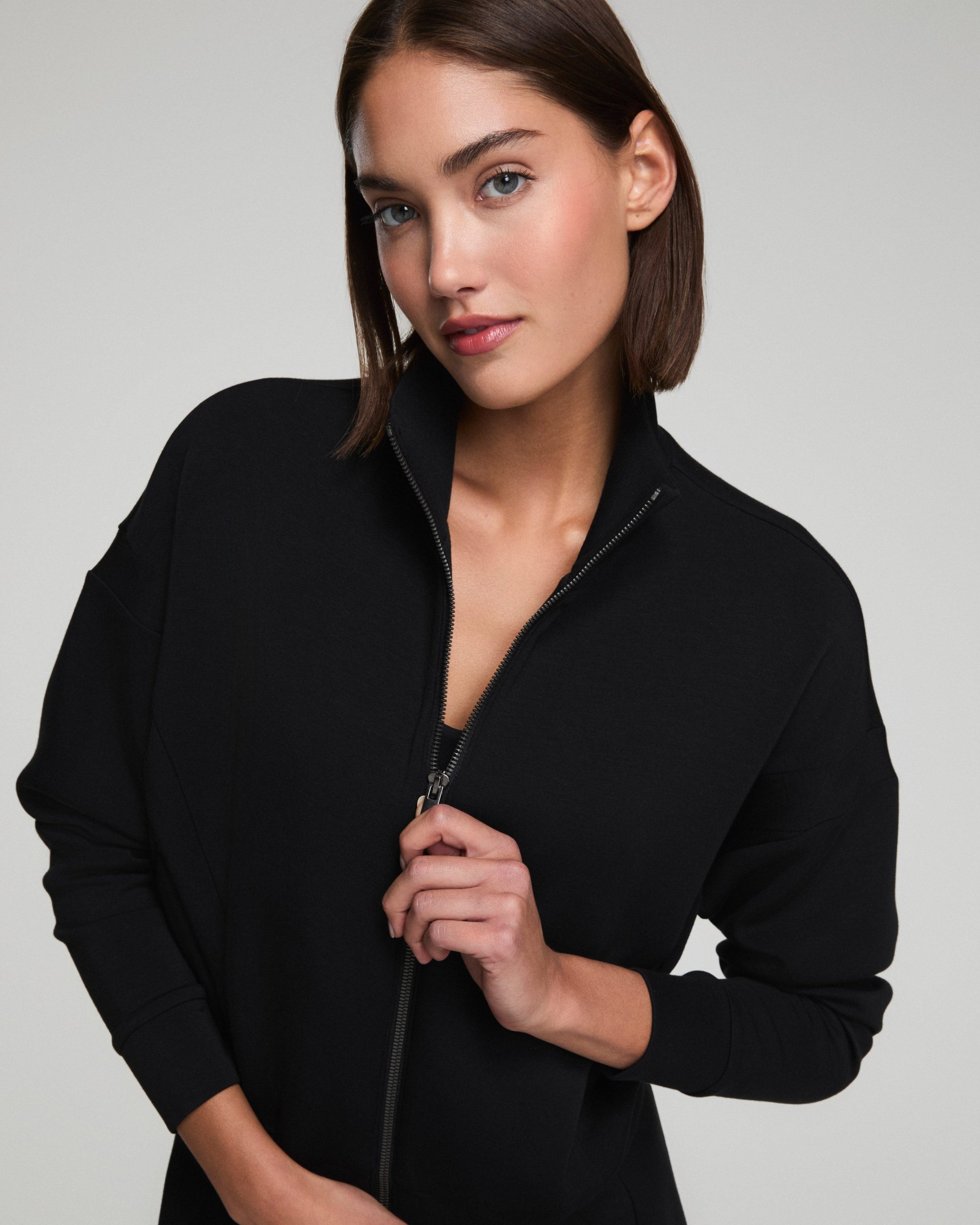 SPANX AirEssentials? Track Jacket | Very Black - Image 5