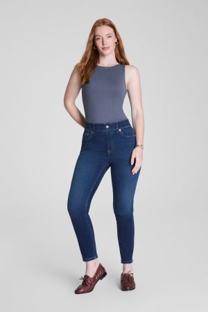 SPANXshape? EveryWear Pull-On Ankle Skinny Jeans | Poseidon