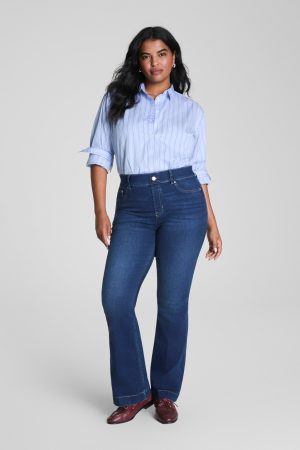 SPANXshape? EveryWear Pull-On Flare Jeans | Poseidon
