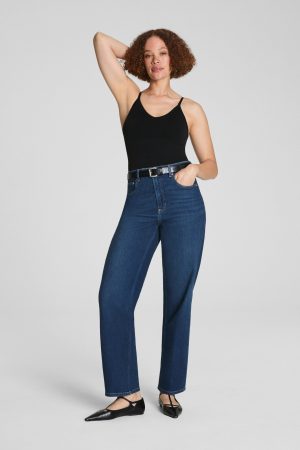 SPANXshape? Authentic 360 90s Straight Leg Jeans | Adriatic Blue