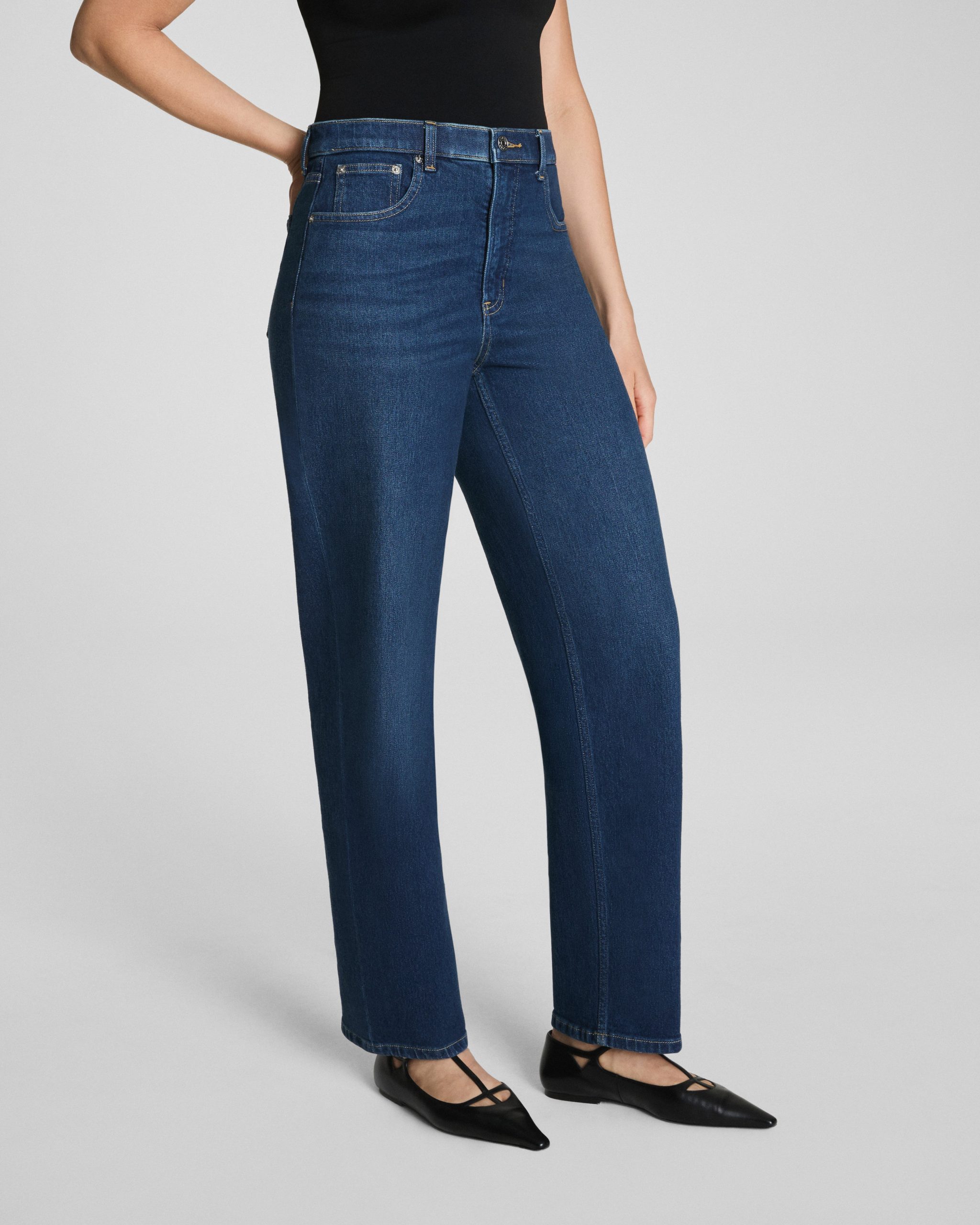SPANXshape? Authentic 360 90s Straight Leg Jeans | Adriatic Blue - Image 2