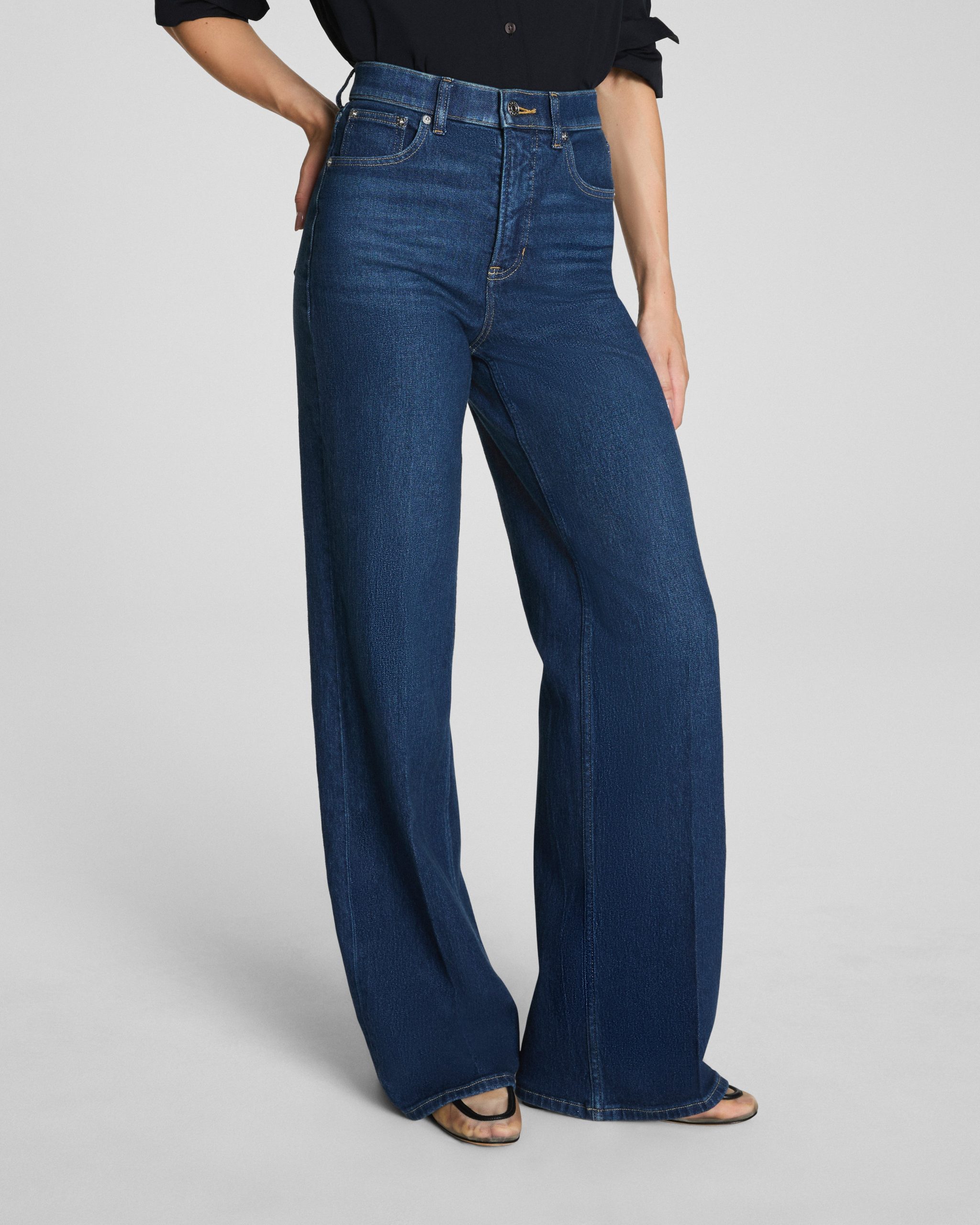 SPANXshape? Authentic 360 Wide Leg Jeans | Adriatic Blue - Image 2