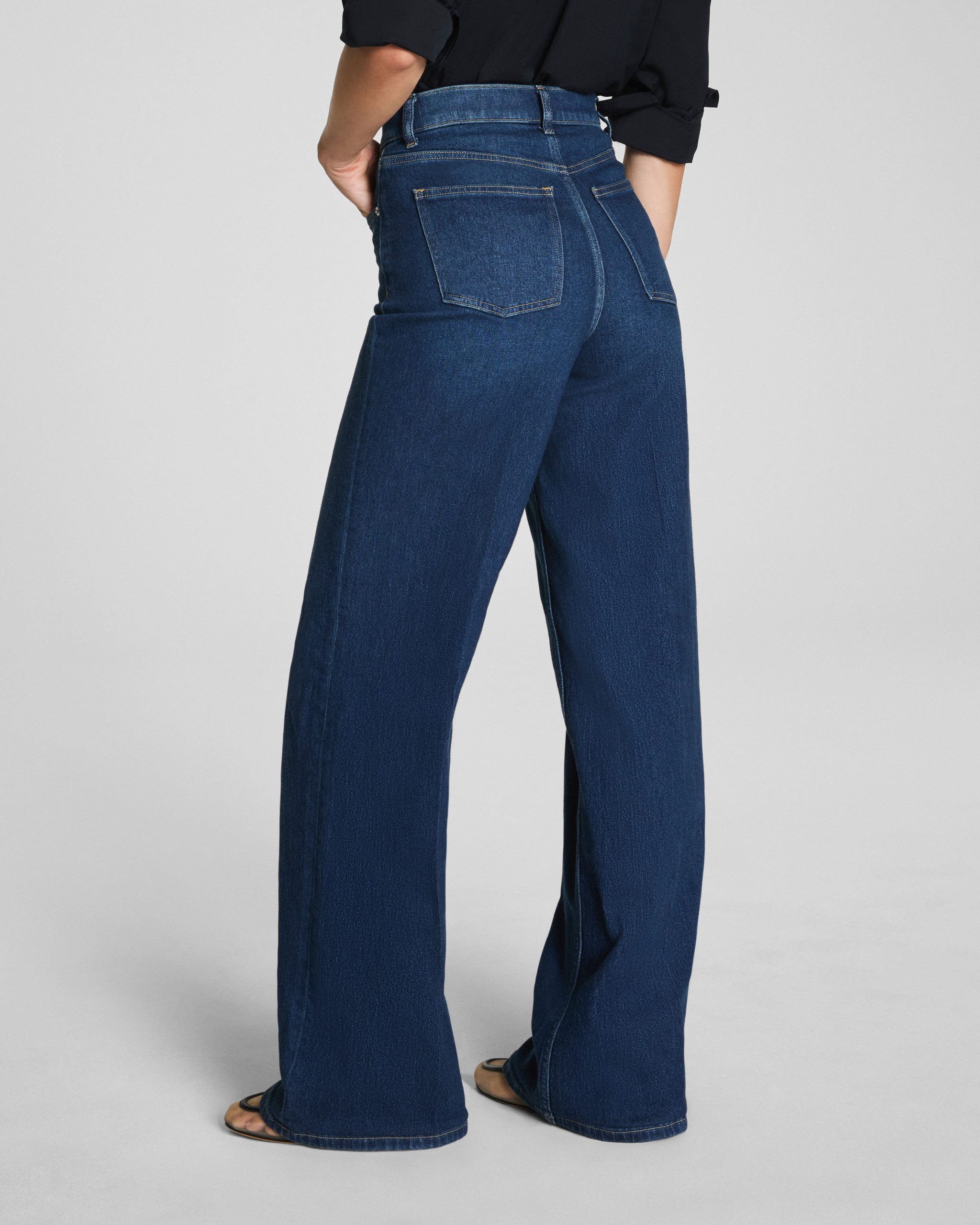 SPANXshape? Authentic 360 Wide Leg Jeans | Adriatic Blue - Image 5