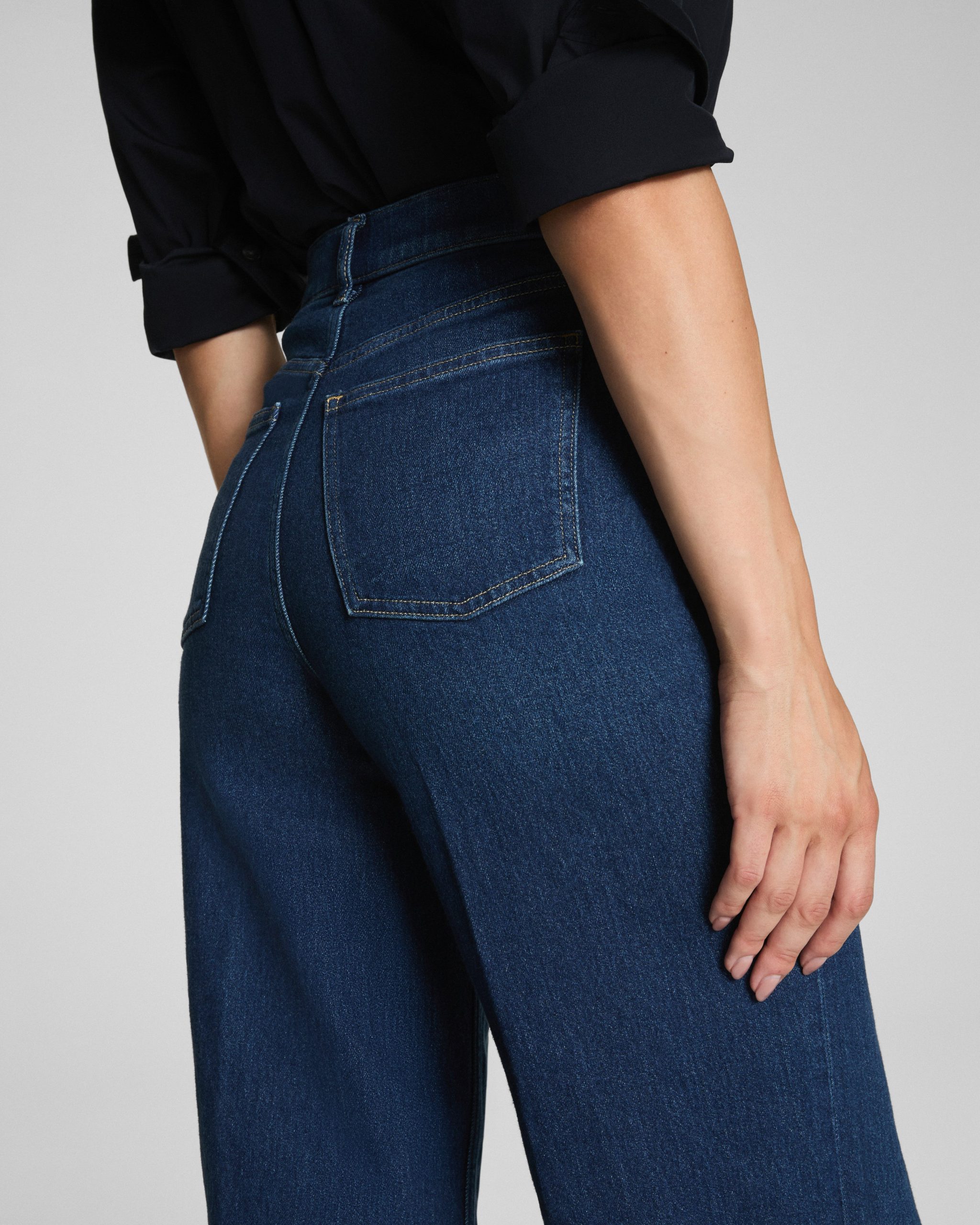 SPANXshape? Authentic 360 Wide Leg Jeans | Adriatic Blue - Image 4