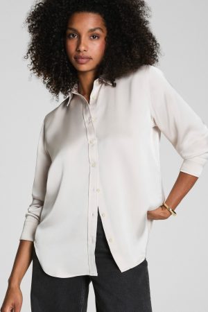 SPANX? Silky Smooth Button Down | Birch