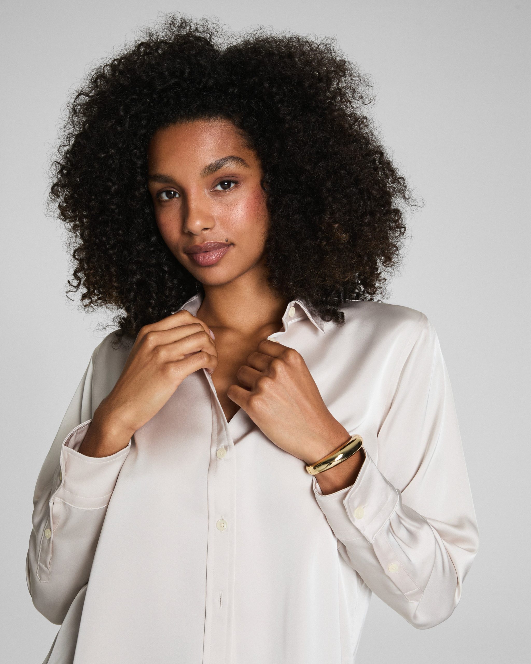 SPANX? Silky Smooth Button Down | Birch - Image 3