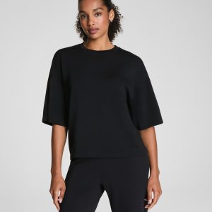 SPANX AirEssentials? Relaxed Tee | Very Black