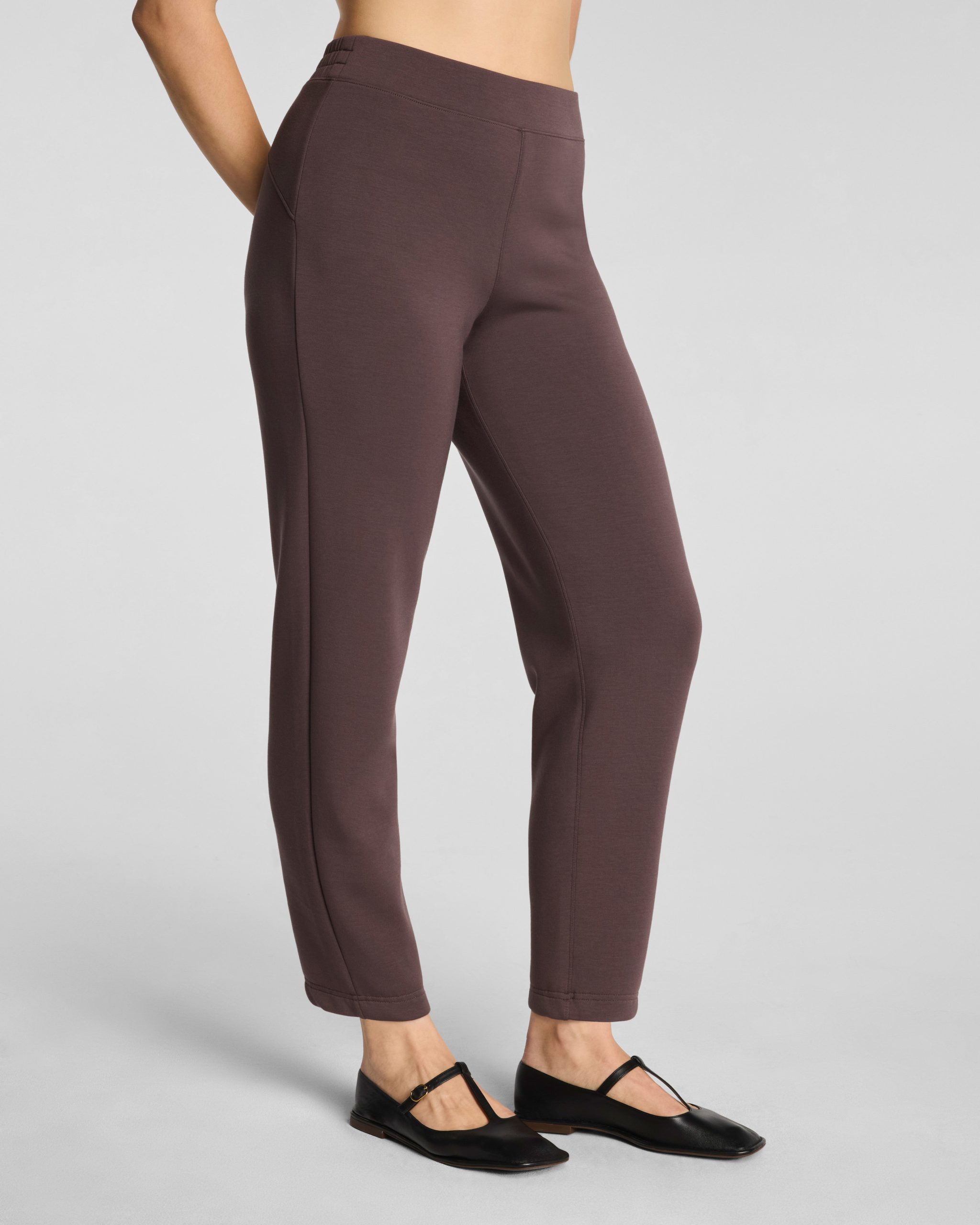SPANX AirEssentials? Slim Straight Pant | Dark Cacao - Image 3