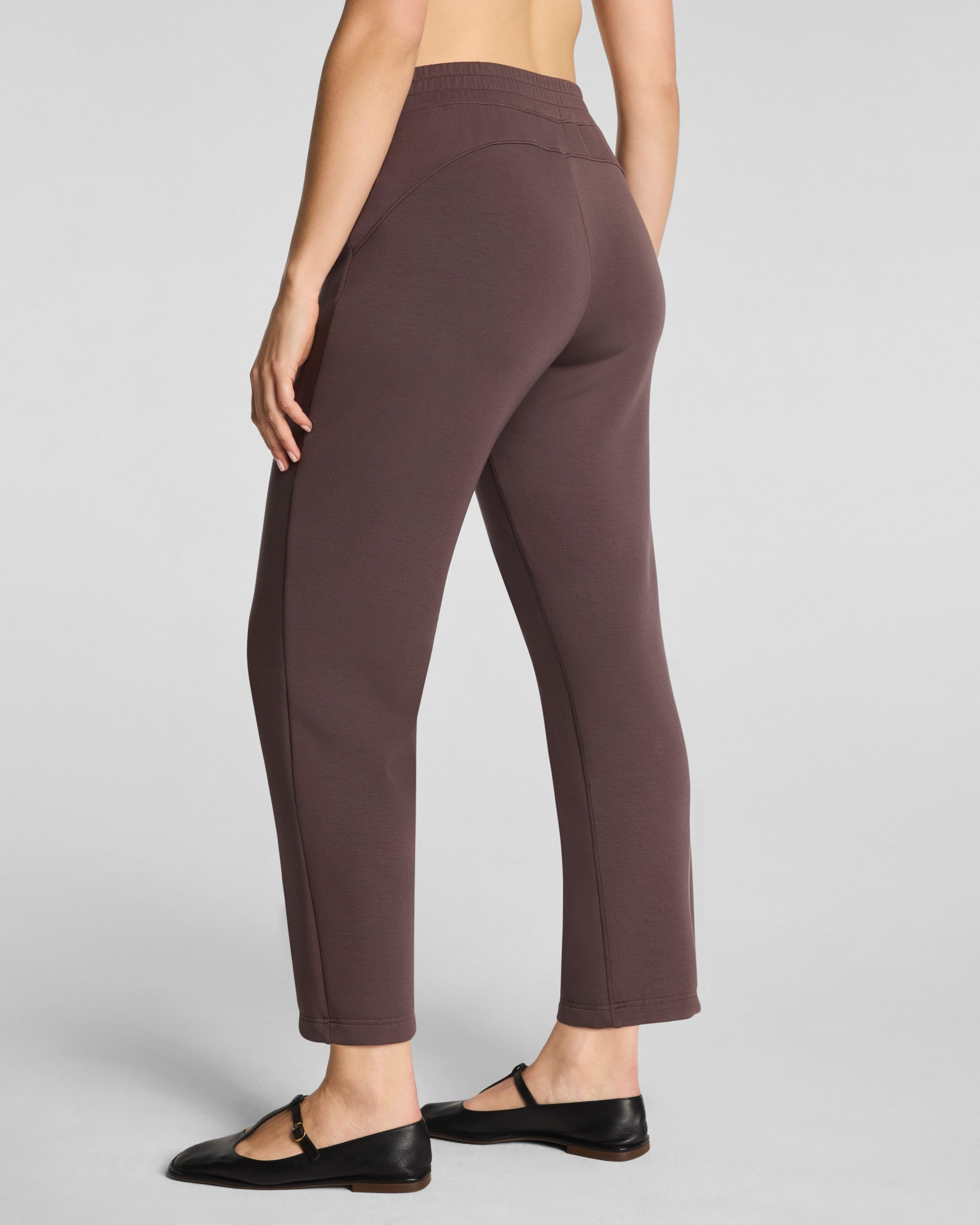 SPANX AirEssentials? Slim Straight Pant | Dark Cacao - Image 4