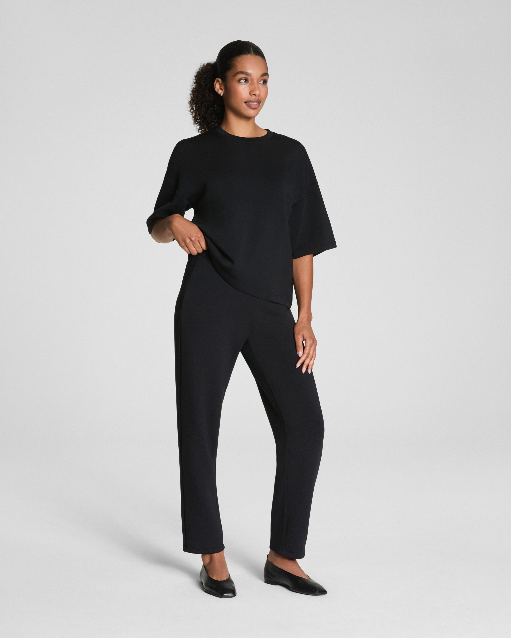 SPANX AirEssentials? Slim Straight Pant | Very Black