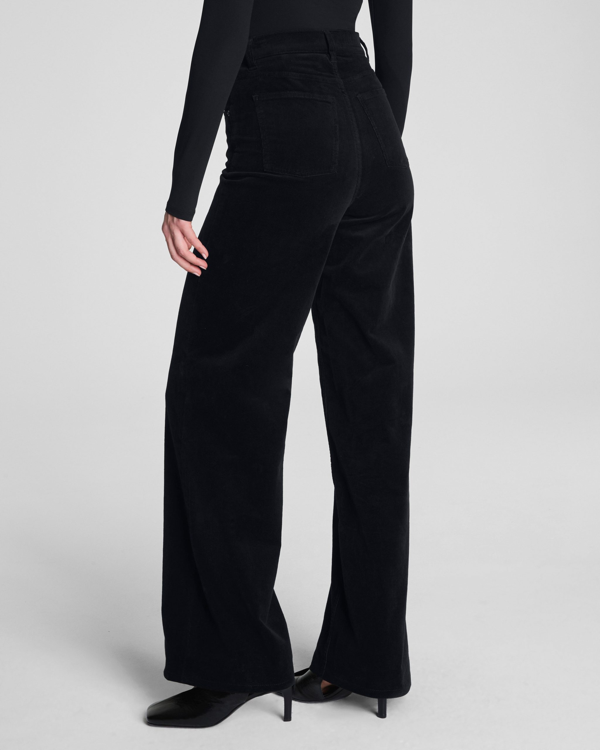 SPANXshape? Authentic 360 Corduroy Wide Leg | Classic Black - Image 5