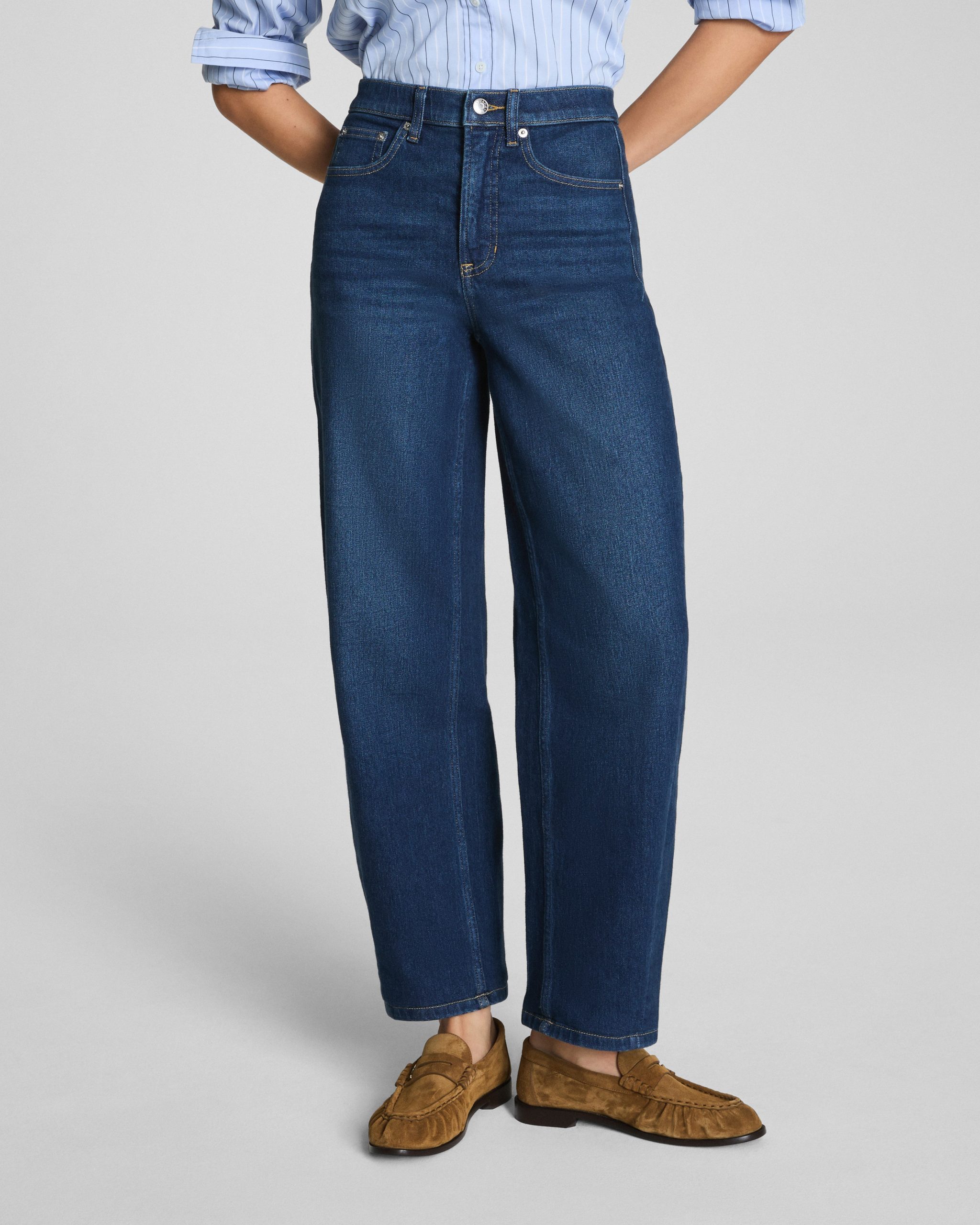 SPANXshape? Authentic 360 Barrel Leg Jeans | Adriatic Blue - Image 2