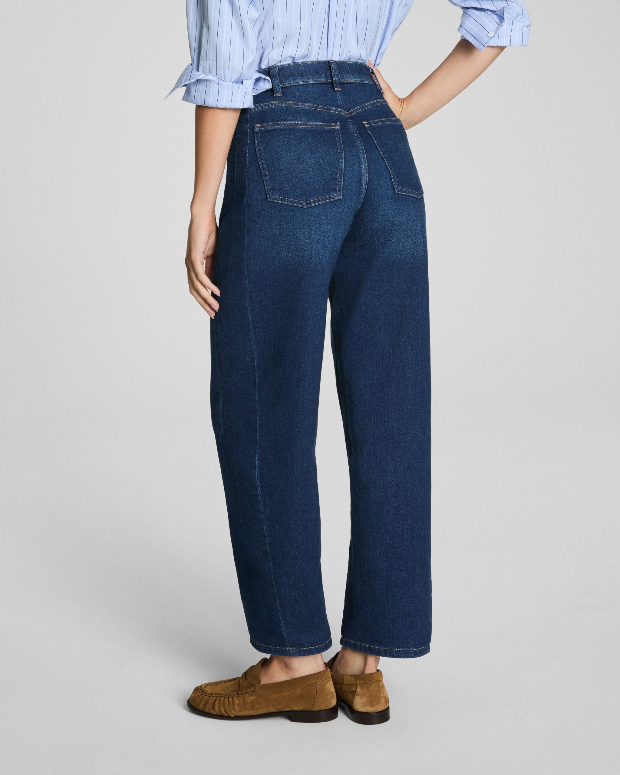 SPANXshape? Authentic 360 Barrel Leg Jeans | Adriatic Blue - Image 5