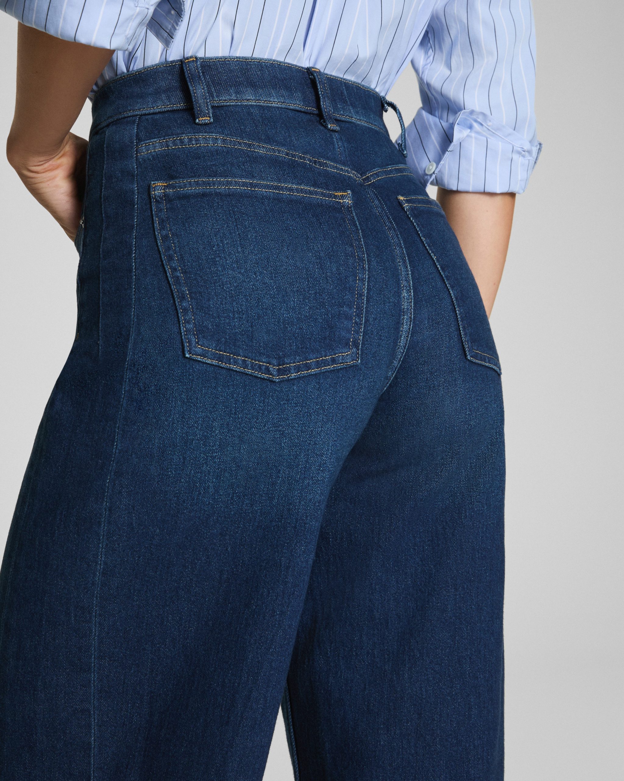 SPANXshape? Authentic 360 Barrel Leg Jeans | Adriatic Blue - Image 4