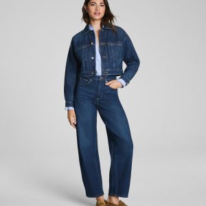 SPANXshape?  Authentic 360 Barrel Leg Jeans | Adriatic Blue
