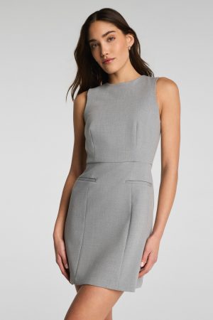 SPANX? WellSuited Sleeveless Crewneck Mini Dress | Heather Grey