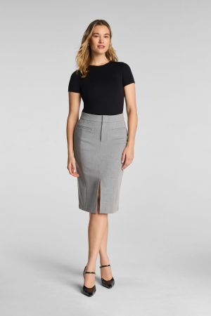 SPANX? WellSuited Pencil Skirt | Heather Grey