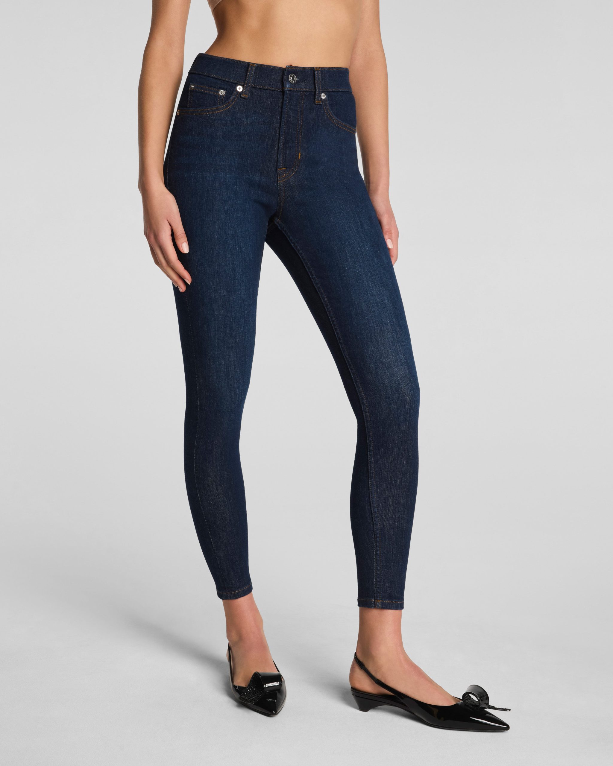 SPANXsculpt? ReDefine Ankle Skinny Jeans | Dark Indigo - Image 2