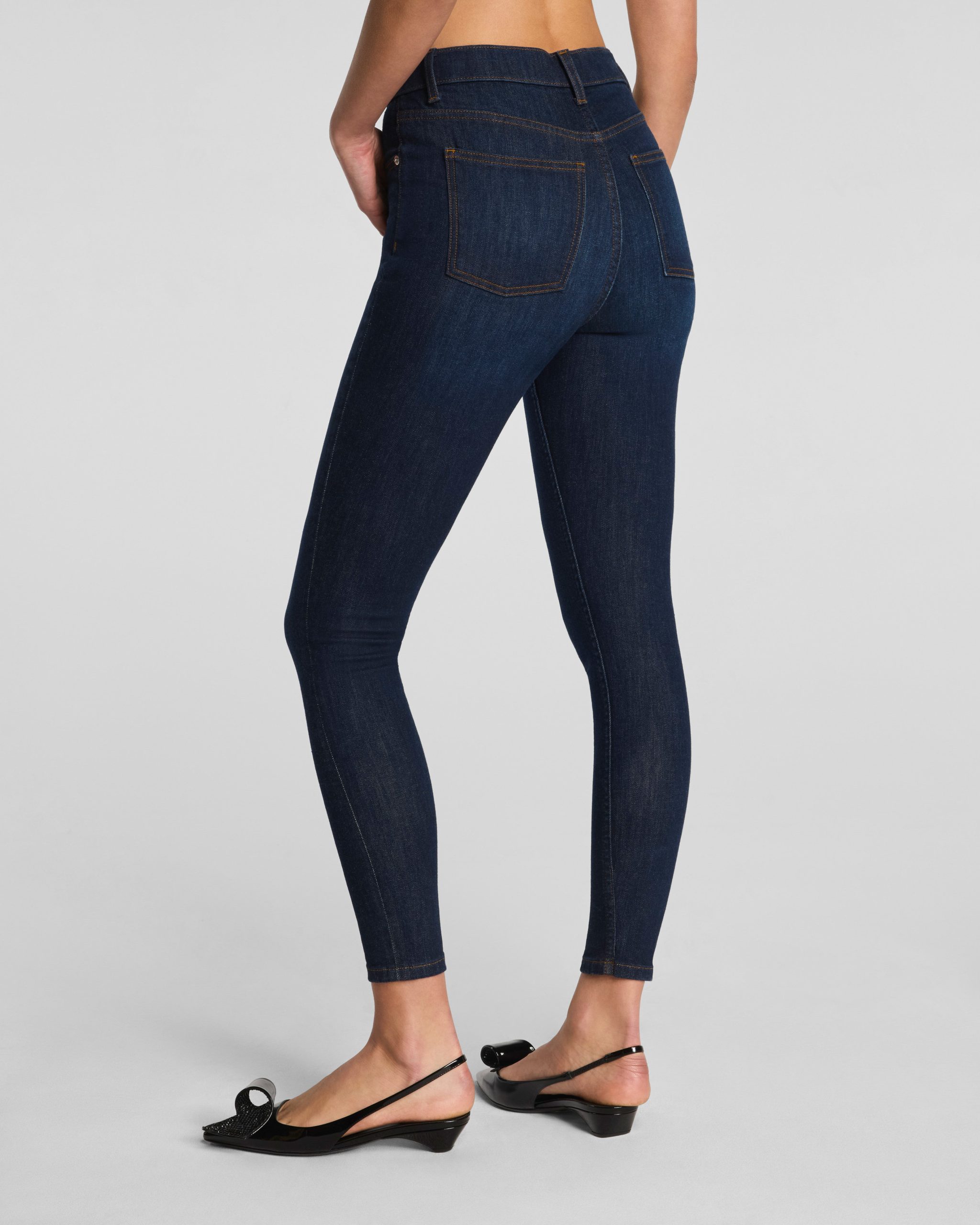 SPANXsculpt? ReDefine Ankle Skinny Jeans | Dark Indigo - Image 3