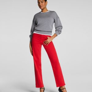 SPANXshape?  Authentic 360 90s Straight Leg Jeans | SPANX? Red