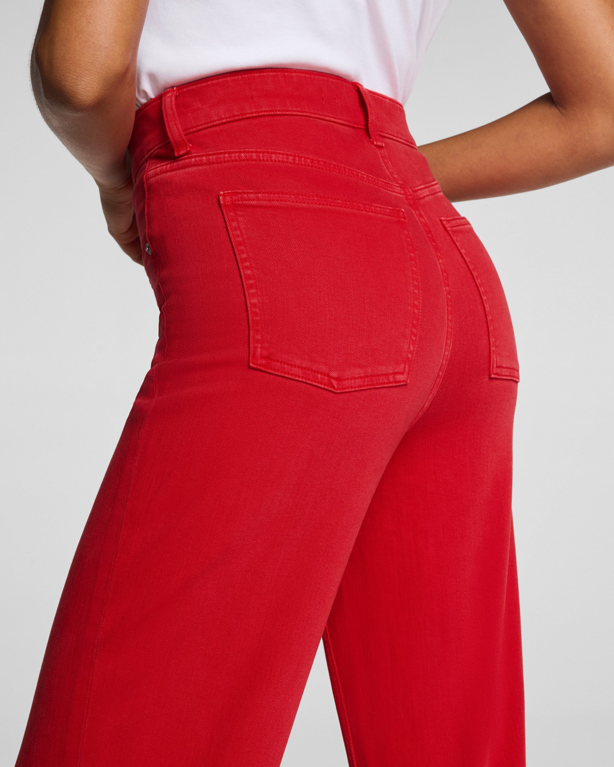 SPANXshape? Authentic 360 90s Straight Leg Jeans | SPANX? Red - Image 5