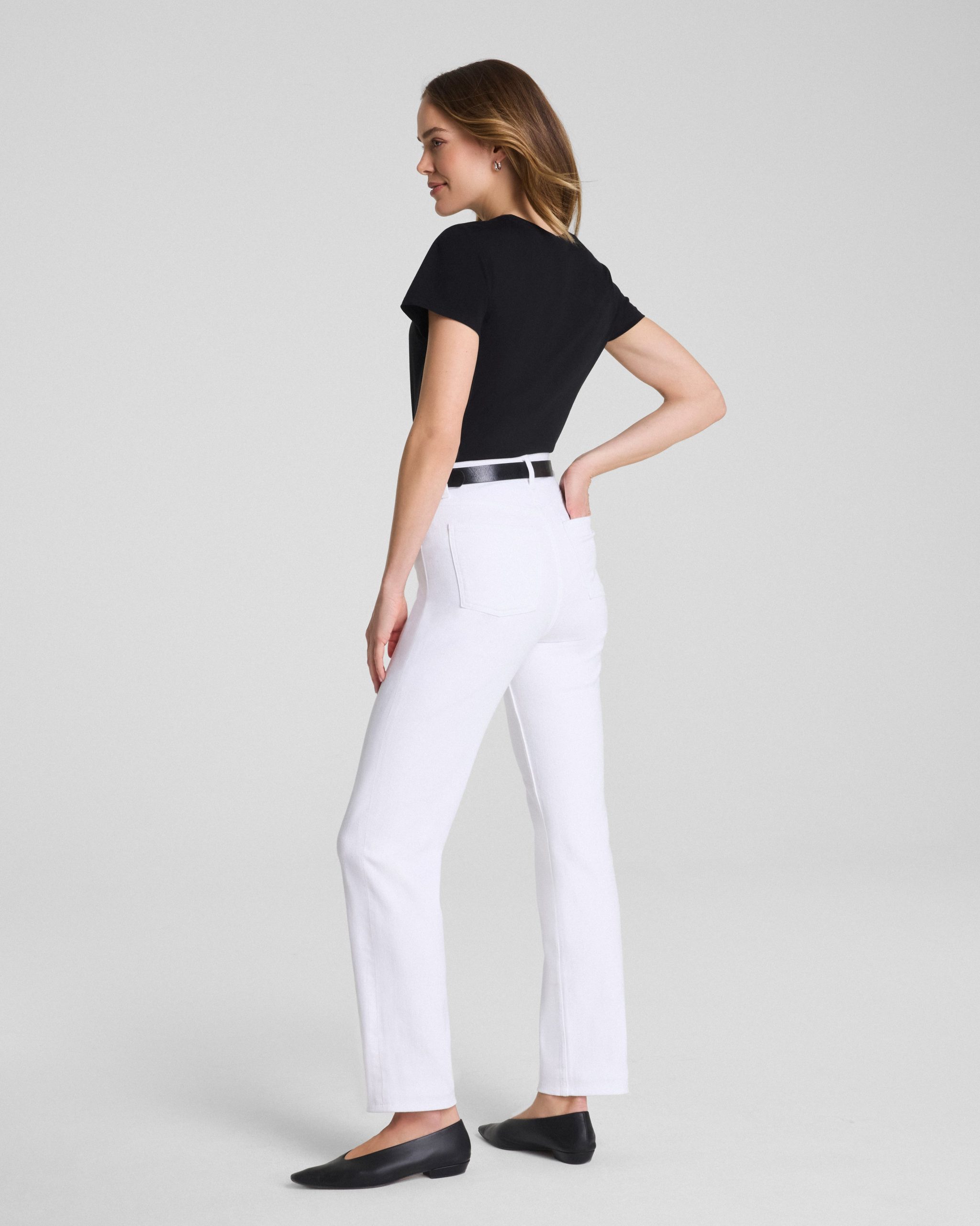 SPANXshape? Authentic 360 90s Straight Leg Jeans | Classic White - Image 2
