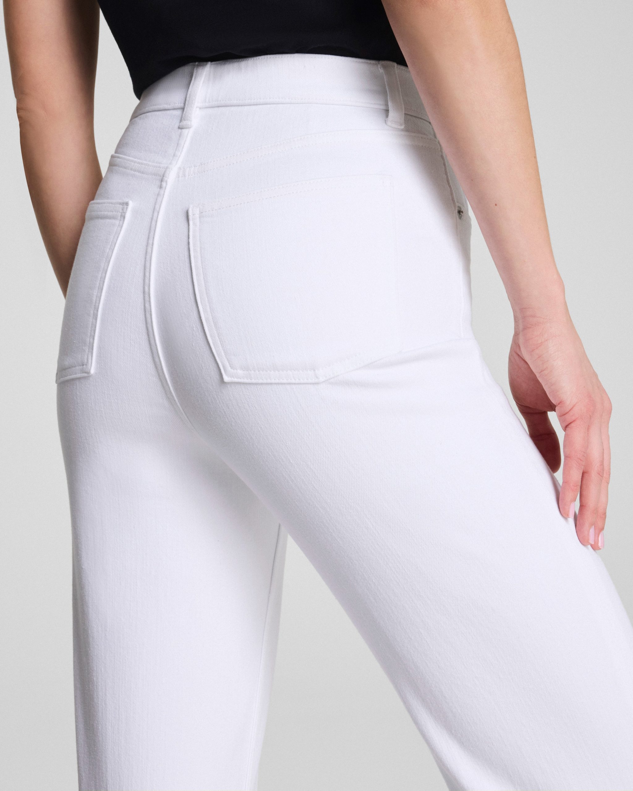 SPANXshape® Authentic 360 90s Straight Leg Jeans | Classic White - Image 6