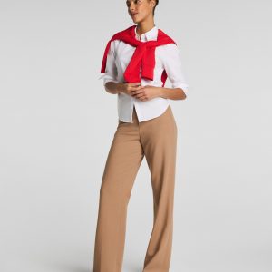 SPANXsupersmooth?  WellSuited 360 Easy Flare Pant | Camel Heather
