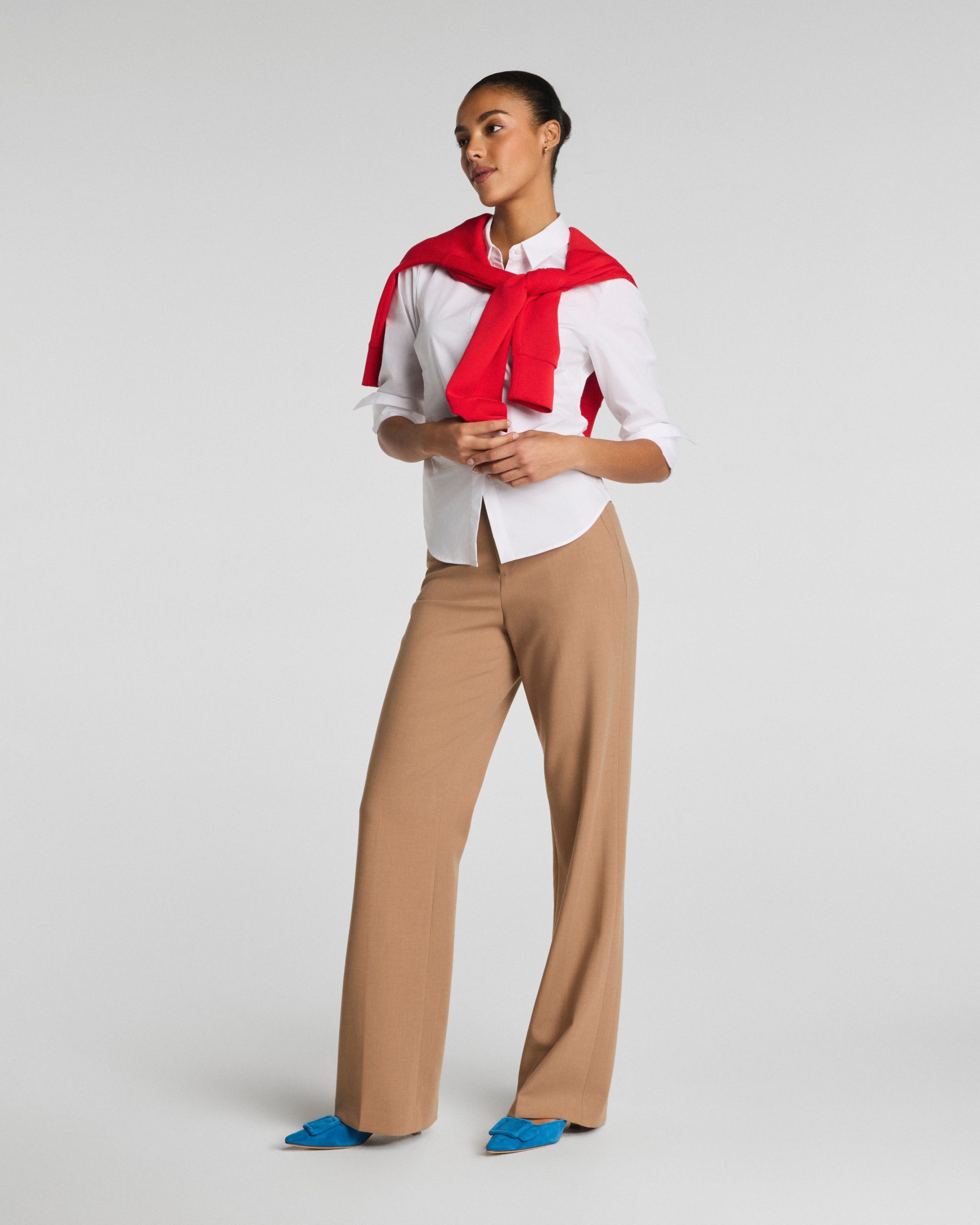 SPANXsupersmooth? WellSuited 360 Easy Flare Pant | Camel Heather
