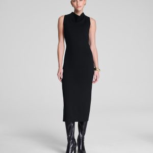 SPANX? Ponte Sleeveless Midi Dress | Classic Black