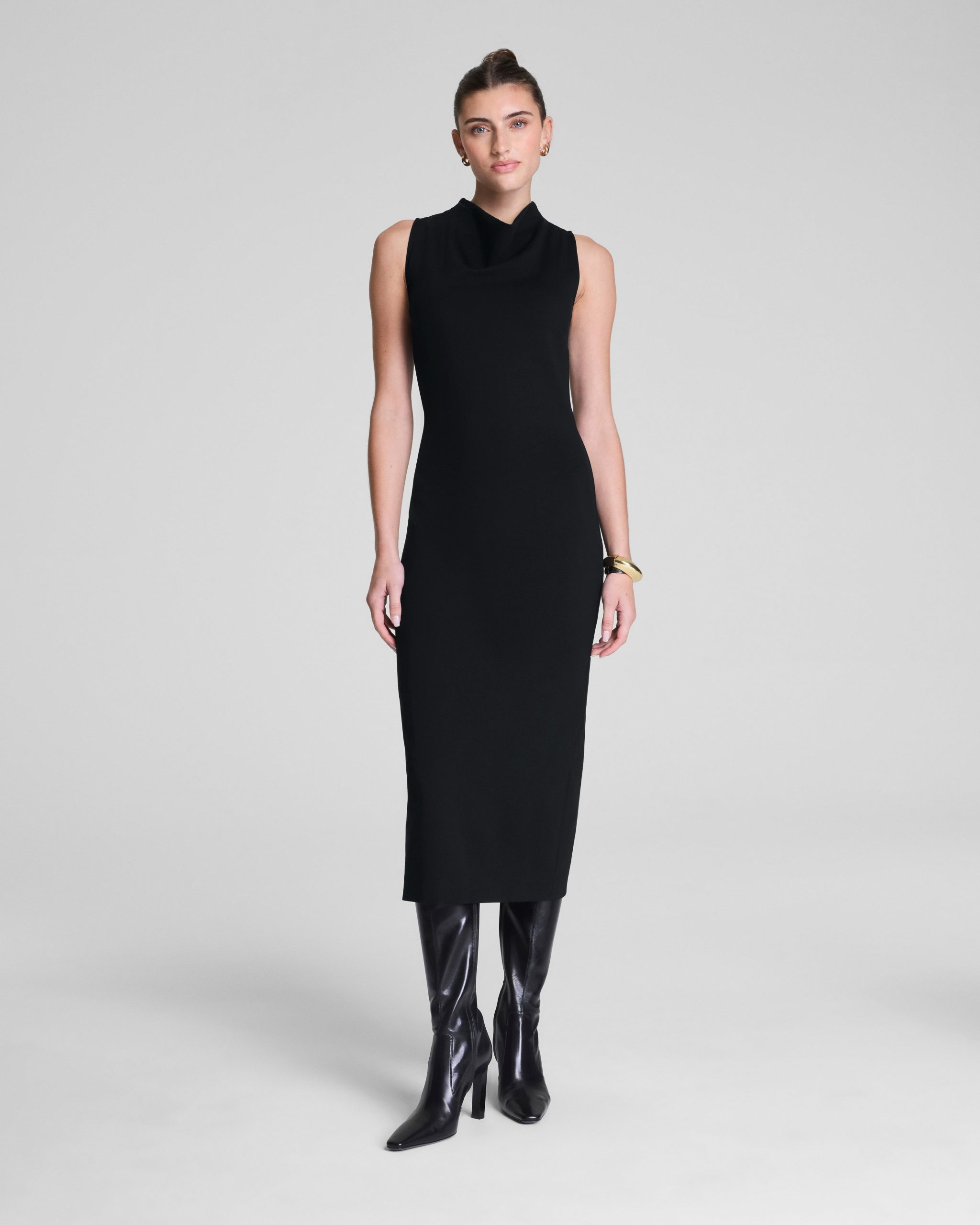 SPANX? Ponte Sleeveless Midi Dress | Classic Black