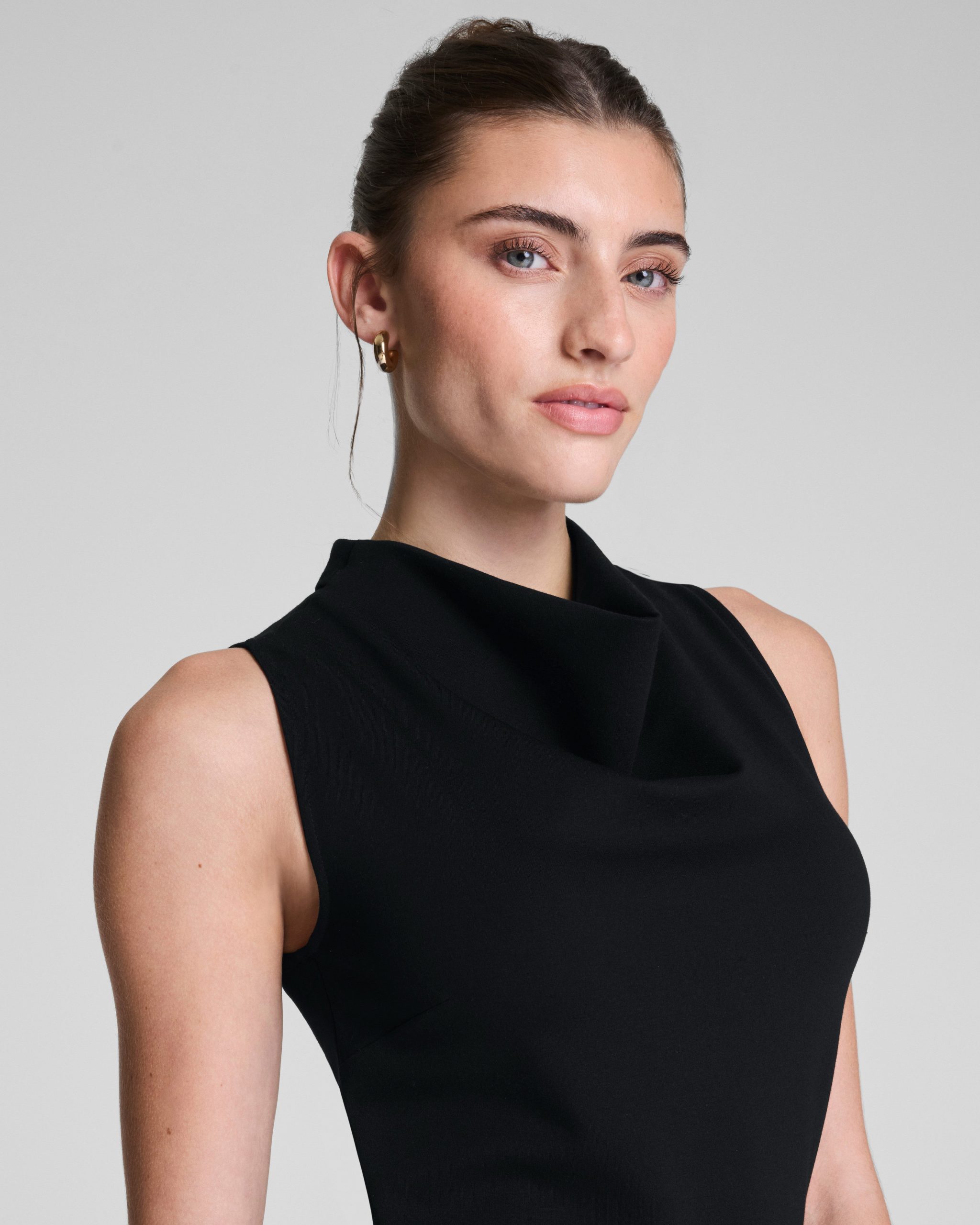 SPANX? Ponte Sleeveless Midi Dress | Classic Black - Image 2