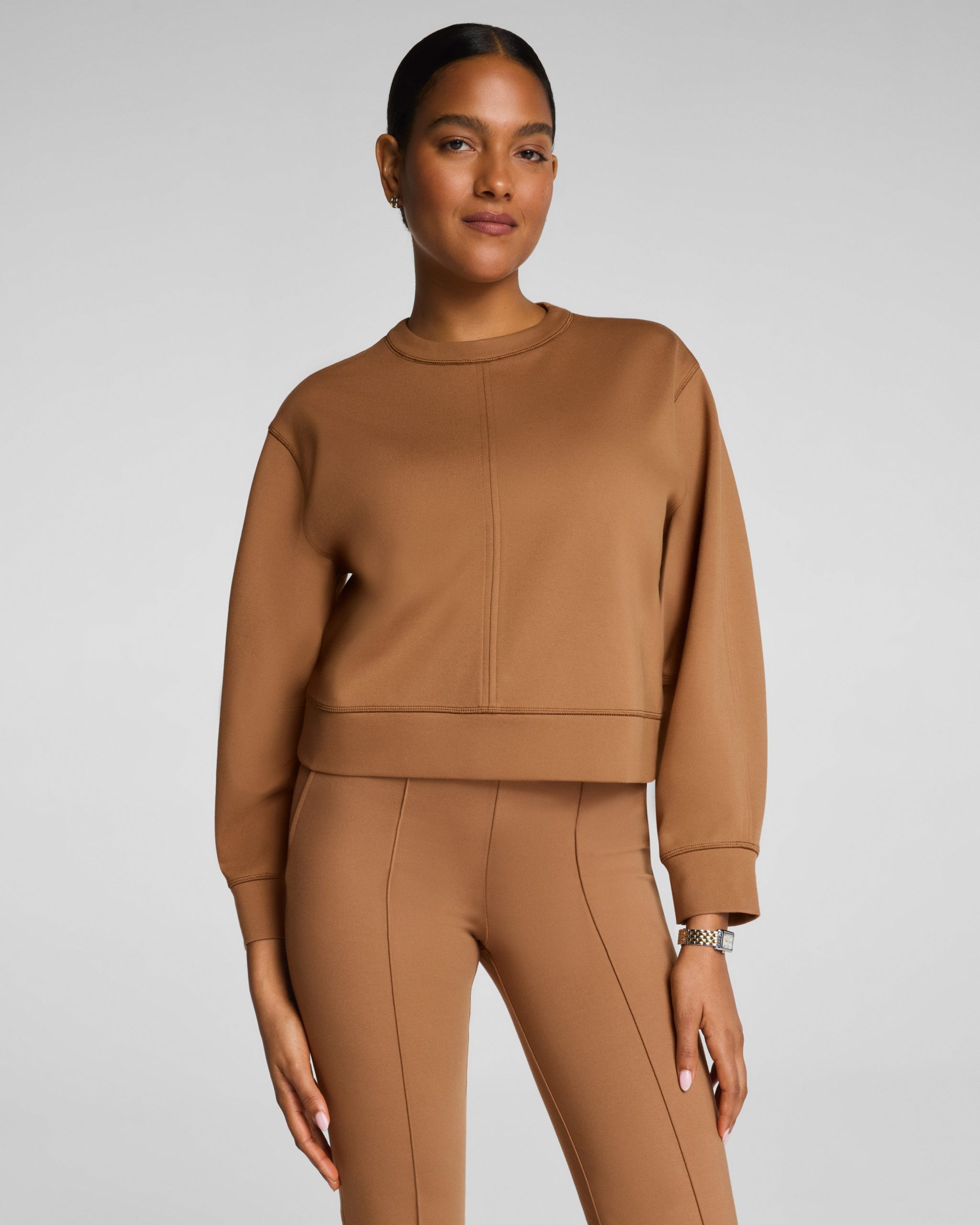 SPANX? Ponte Crewneck Long Sleeve Top | Maplewood