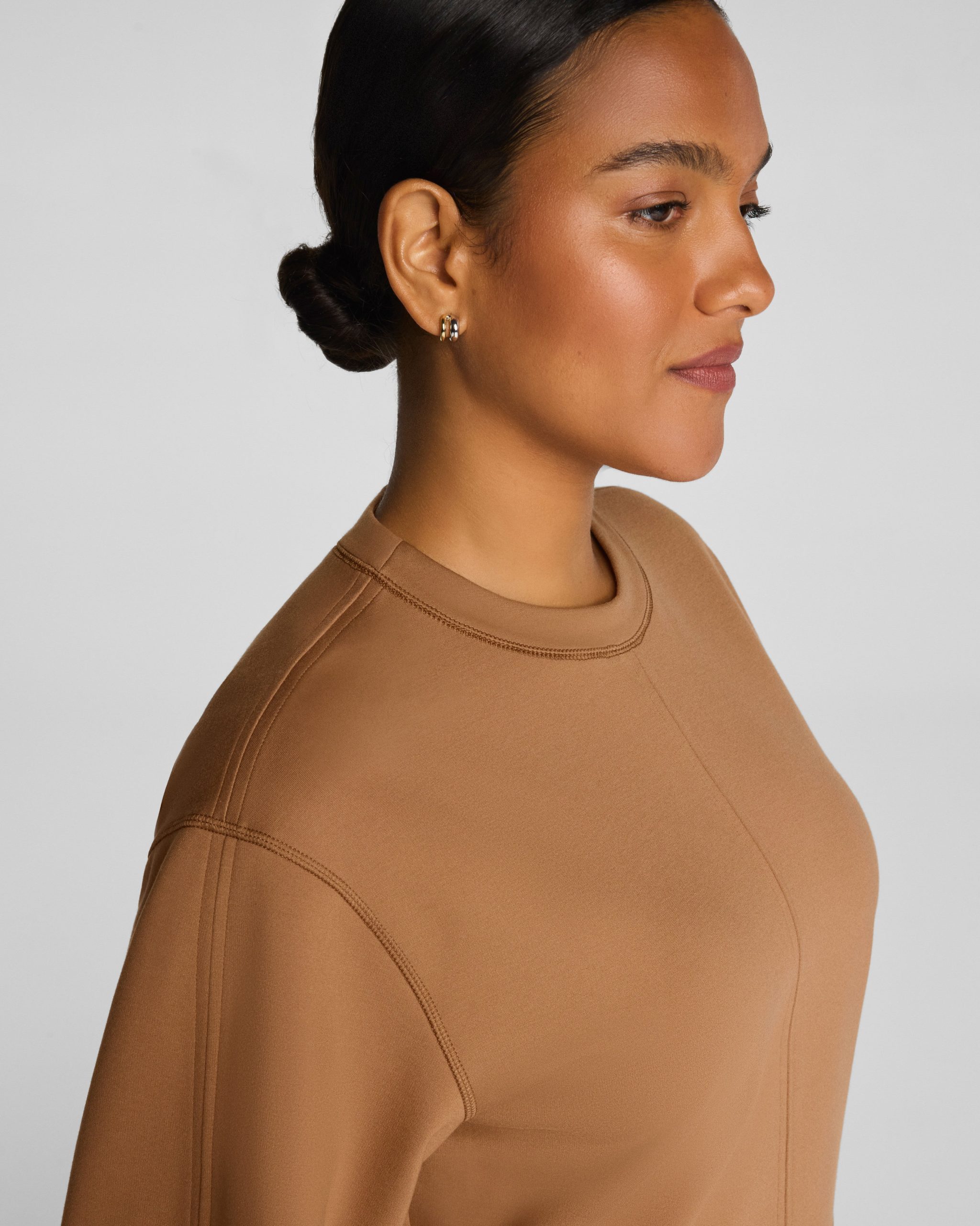 SPANX? Ponte Crewneck Long Sleeve Top | Maplewood - Image 3