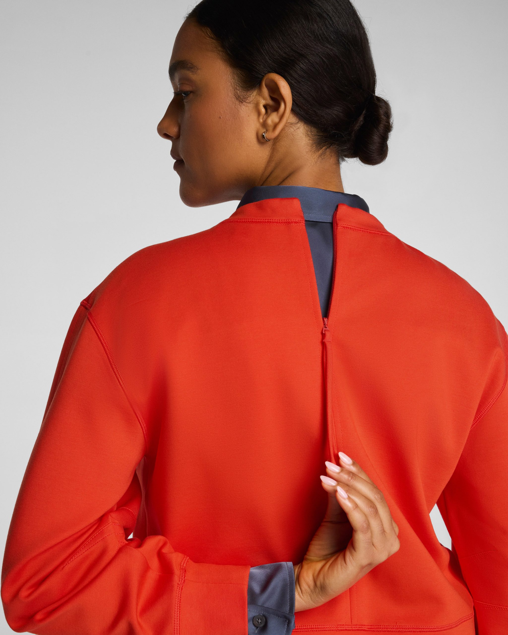 SPANX? Ponte Crewneck Long Sleeve Top | Poppy - Image 4