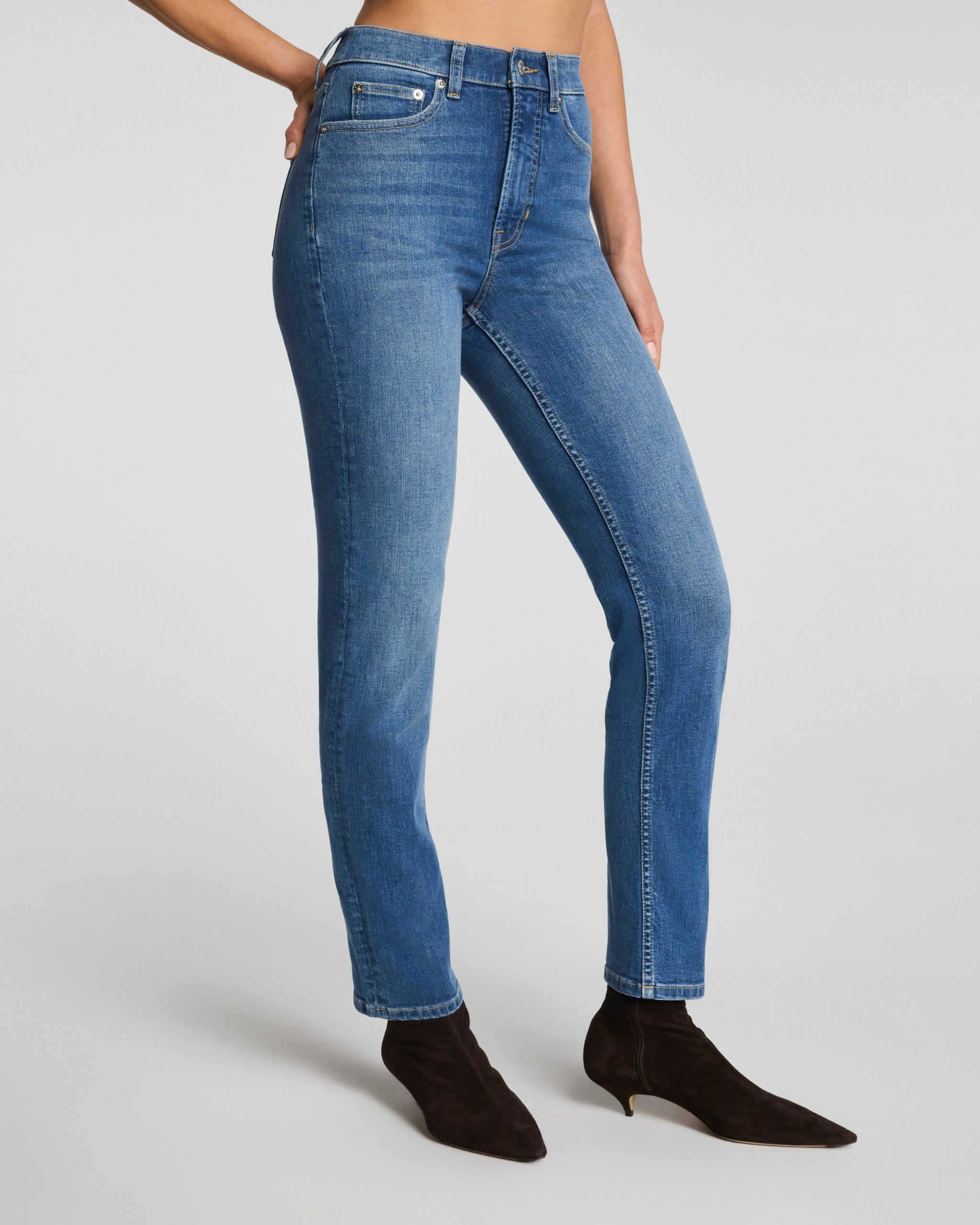 SPANXsculpt? ReDefine Slim Straight Jeans | Monterey Wash - Image 2