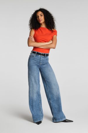 SPANXshape? EveryWear Pull-On Wide Leg Jeans | Antique Indigo
