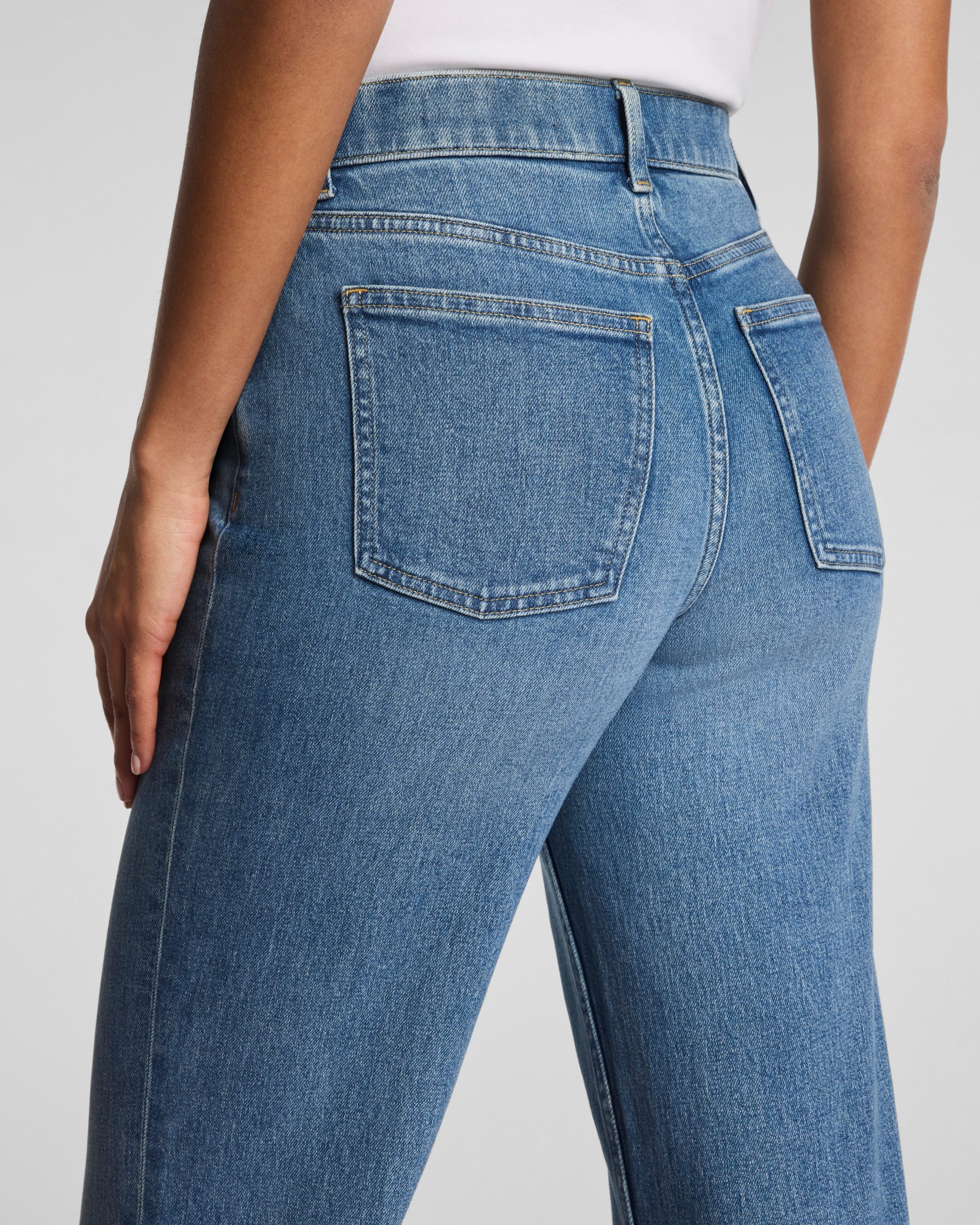 SPANXshape? Authentic 360 Mid-Rise 90s Straight Leg Jeans | Elysian - Image 5