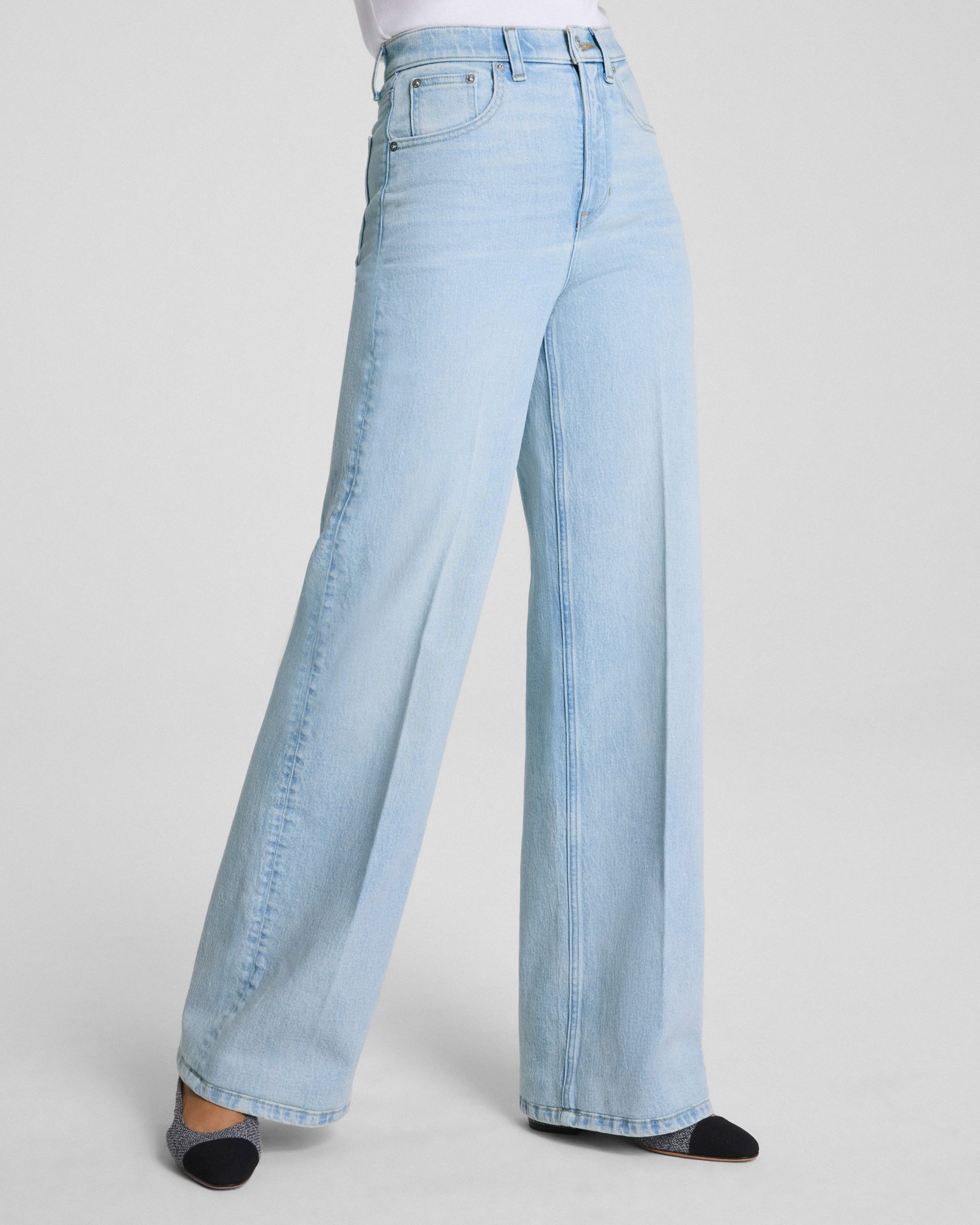SPANXshape? Authentic 360 Wide Leg Jeans | Vintage Coastline - Image 2