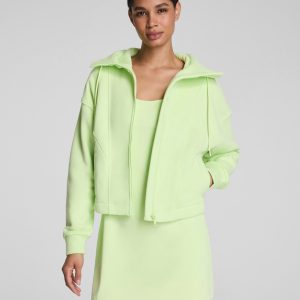 SPANX? BoostUp Cotton Fleece Full Zip Hoodie