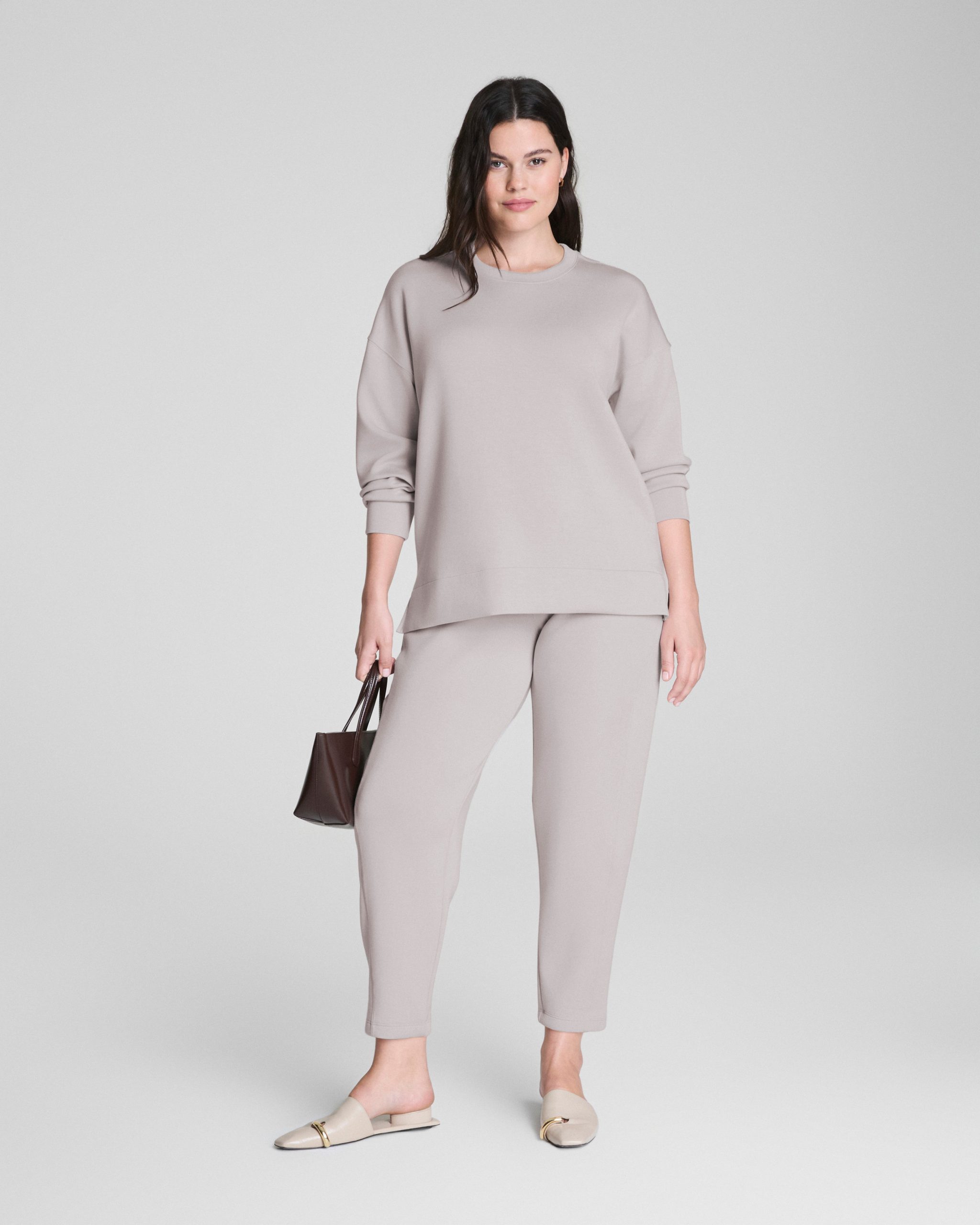 SPANX AirEssentials? Crewneck Tunic | French Grey - Image 5
