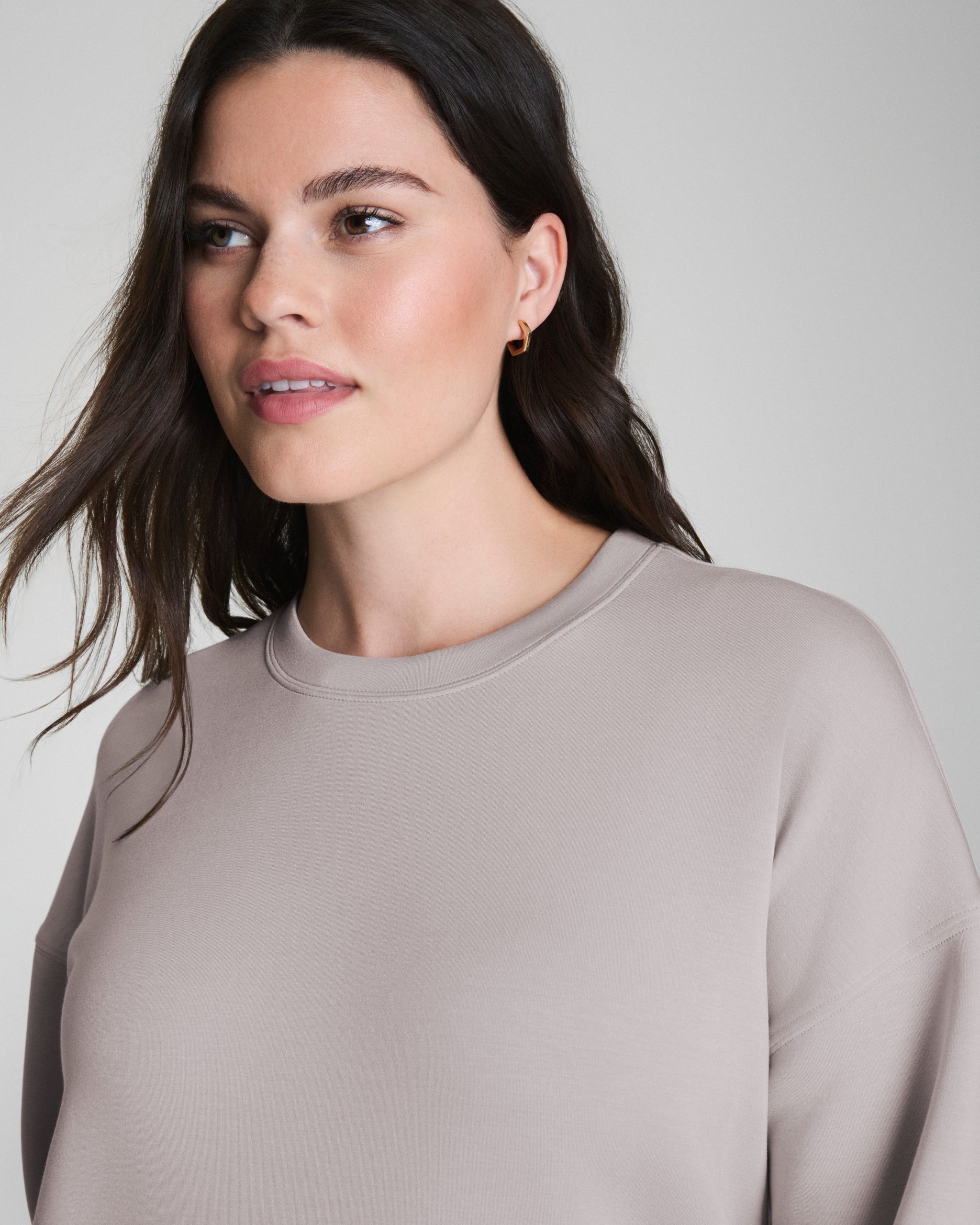 SPANX AirEssentials? Crewneck Tunic | French Grey - Image 3
