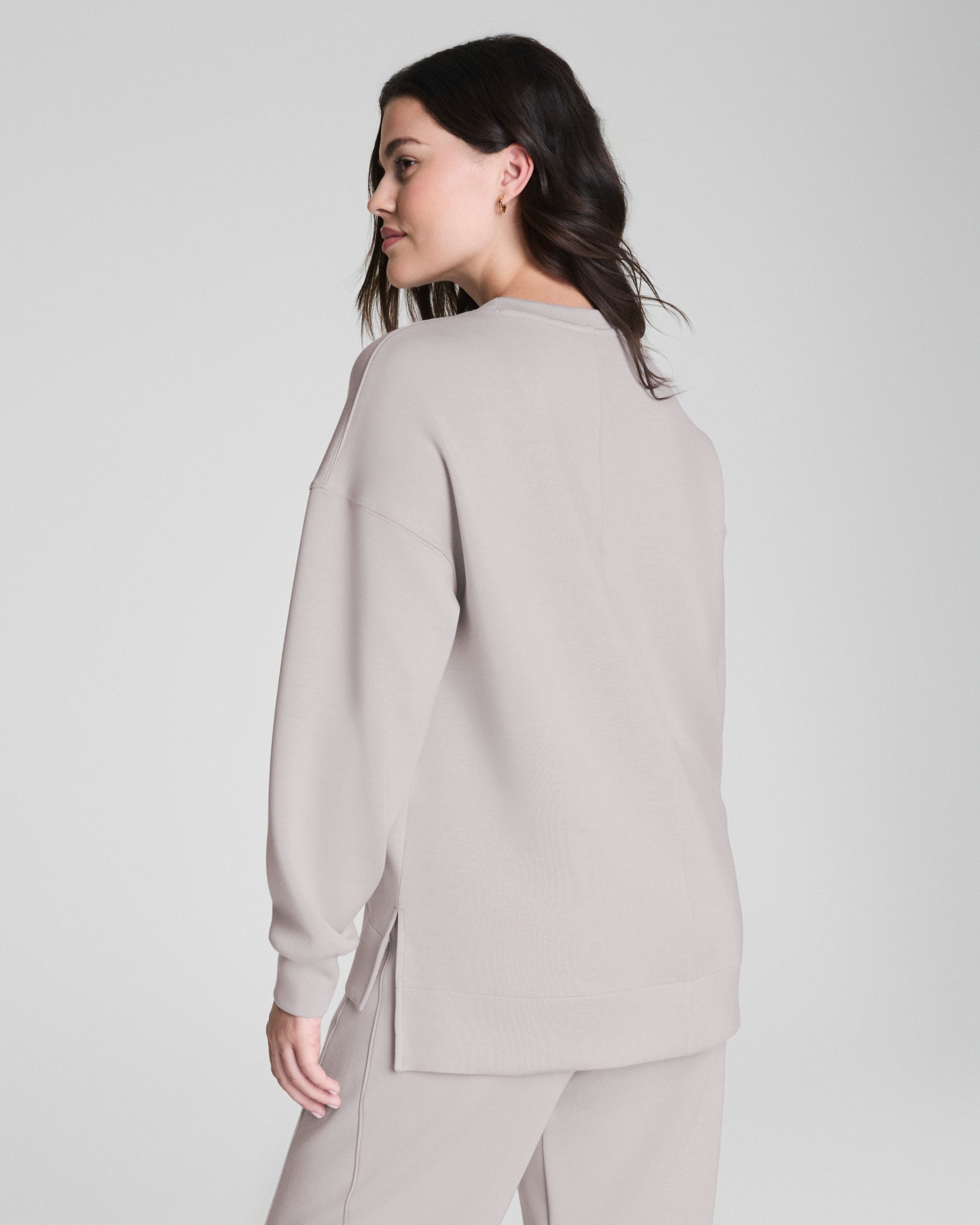 SPANX AirEssentials? Crewneck Tunic | French Grey - Image 2