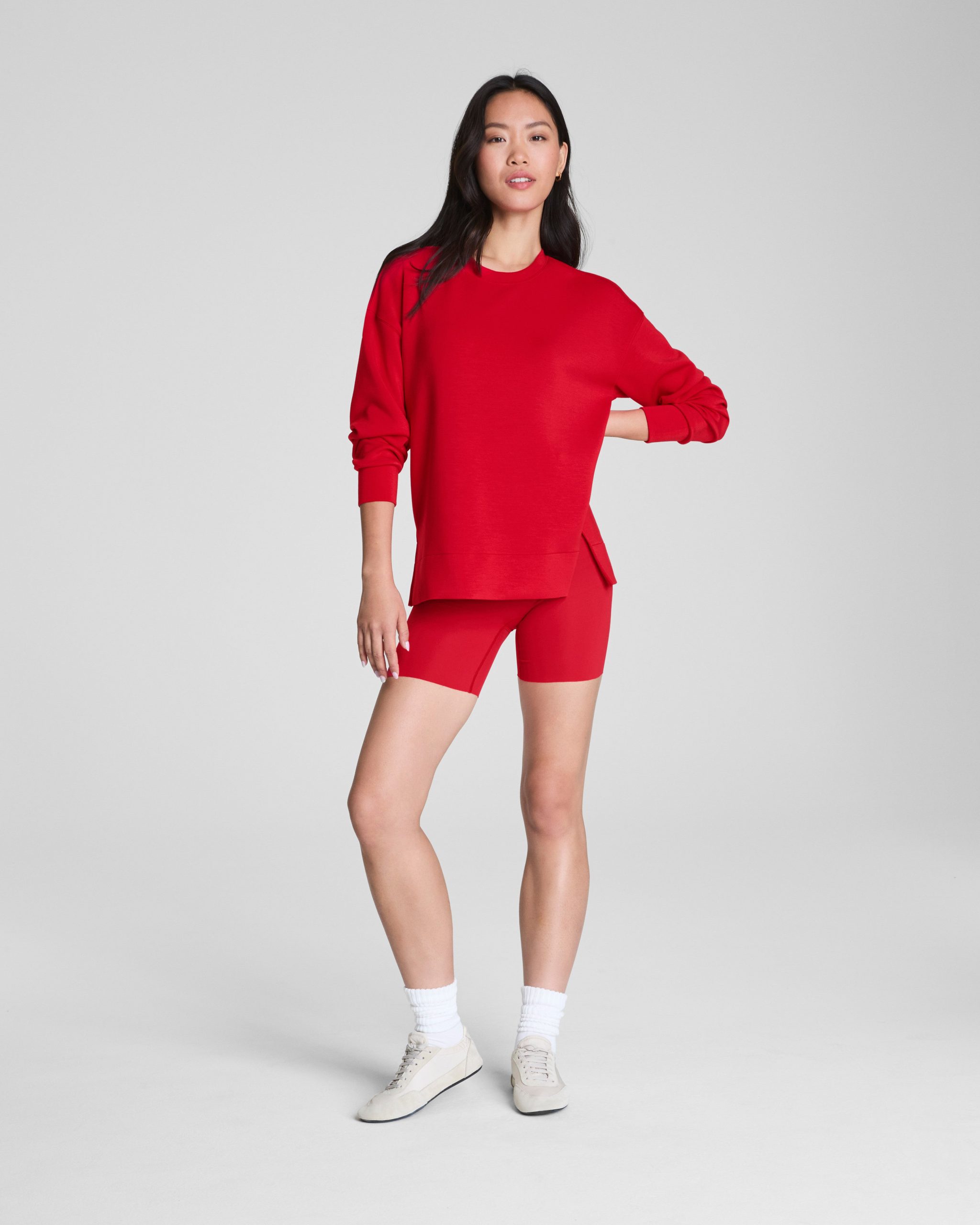 SPANX AirEssentials? Crewneck Tunic | SPANX? Red - Image 4