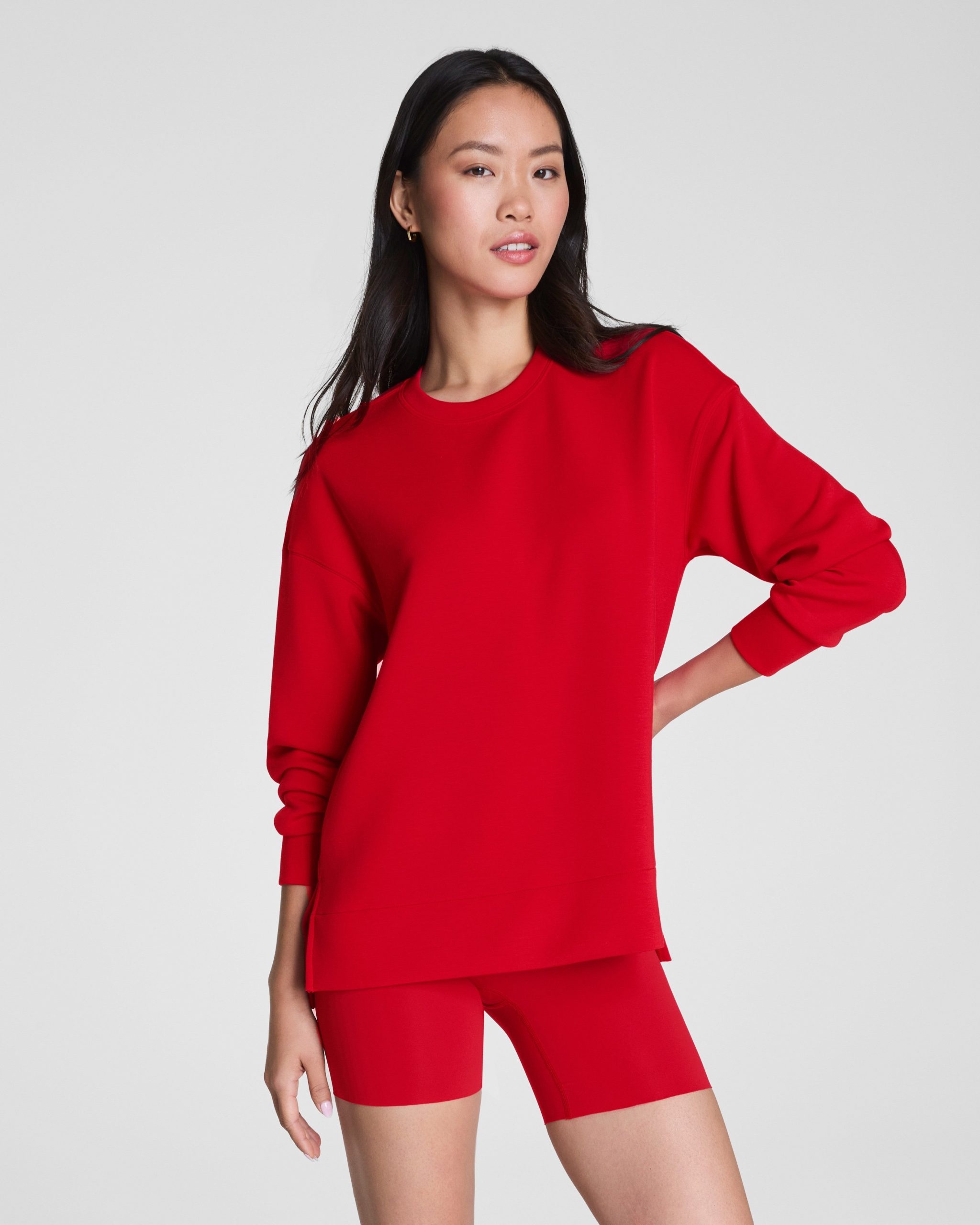 SPANX AirEssentials? Crewneck Tunic | SPANX? Red