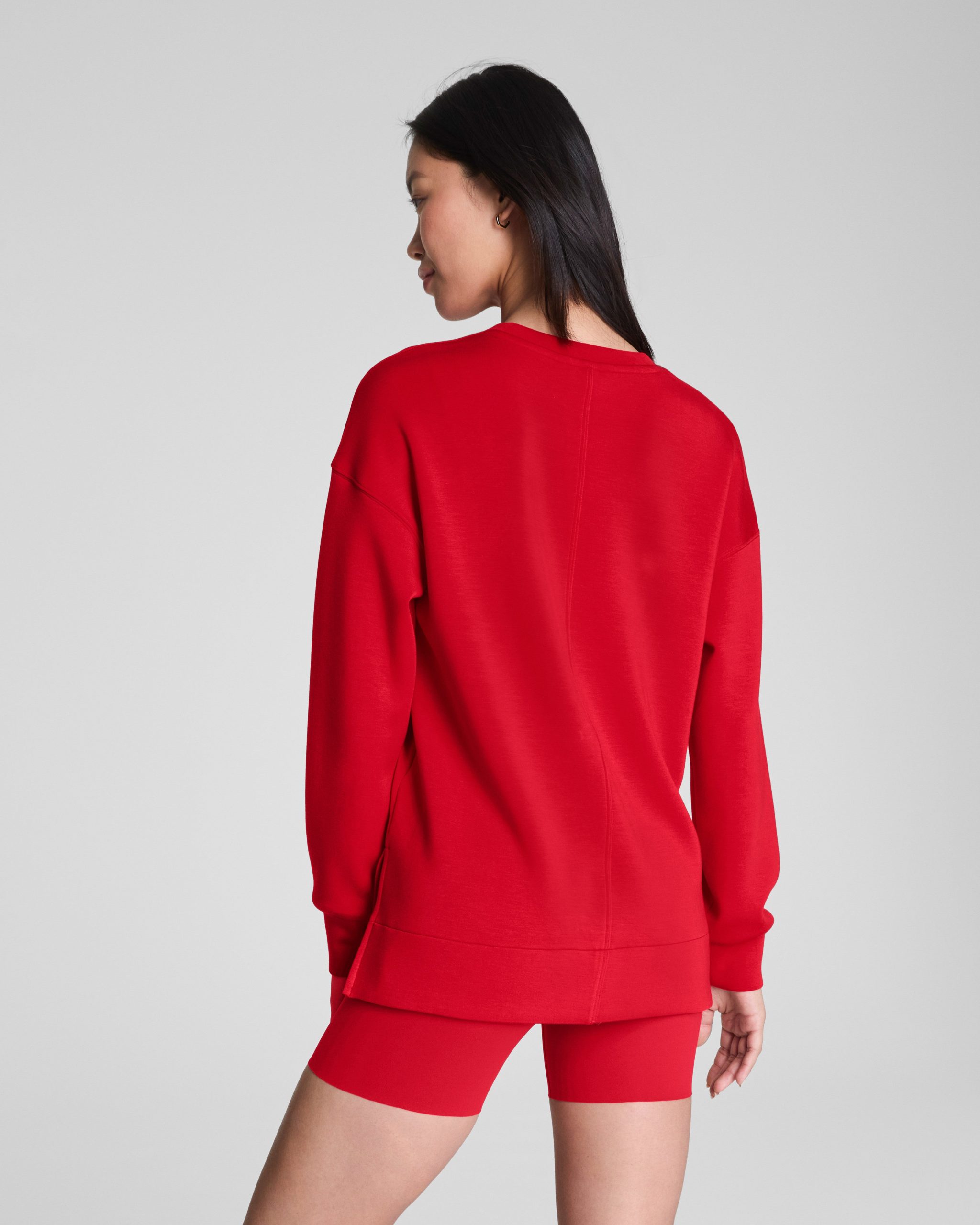 SPANX AirEssentials? Crewneck Tunic | SPANX? Red - Image 2