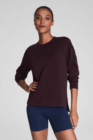 SPANX AirEssentials? Crewneck Tunic | Truffle Brown