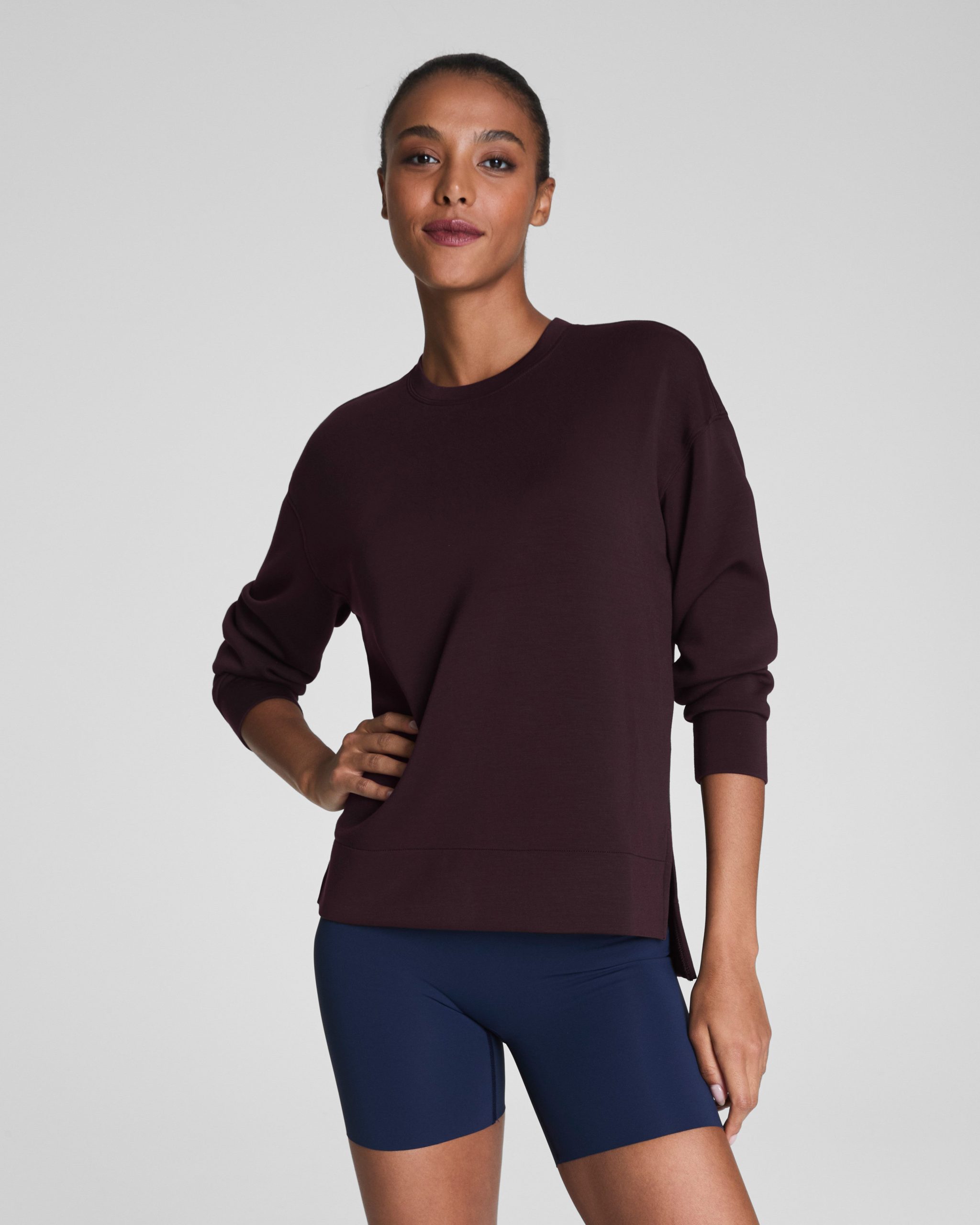 SPANX AirEssentials? Crewneck Tunic | Truffle Brown
