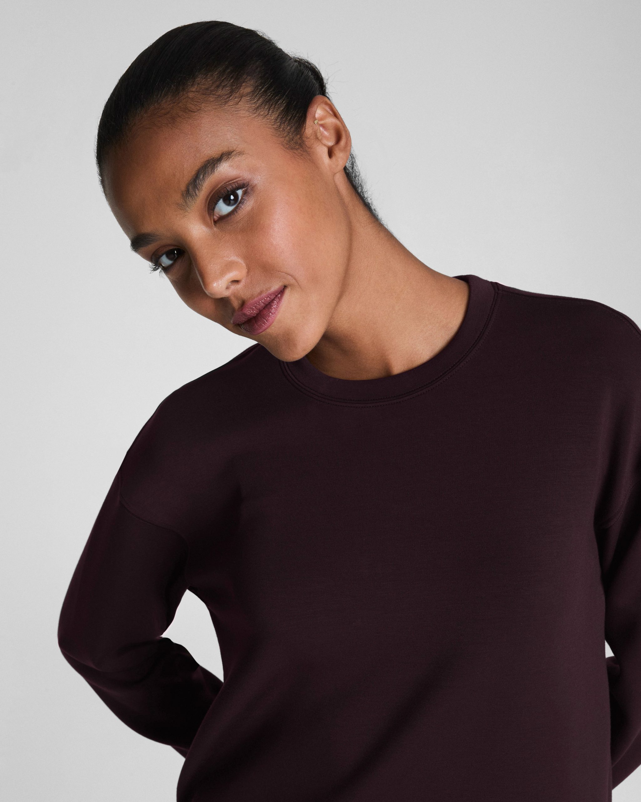 SPANX AirEssentials? Crewneck Tunic | Truffle Brown - Image 3